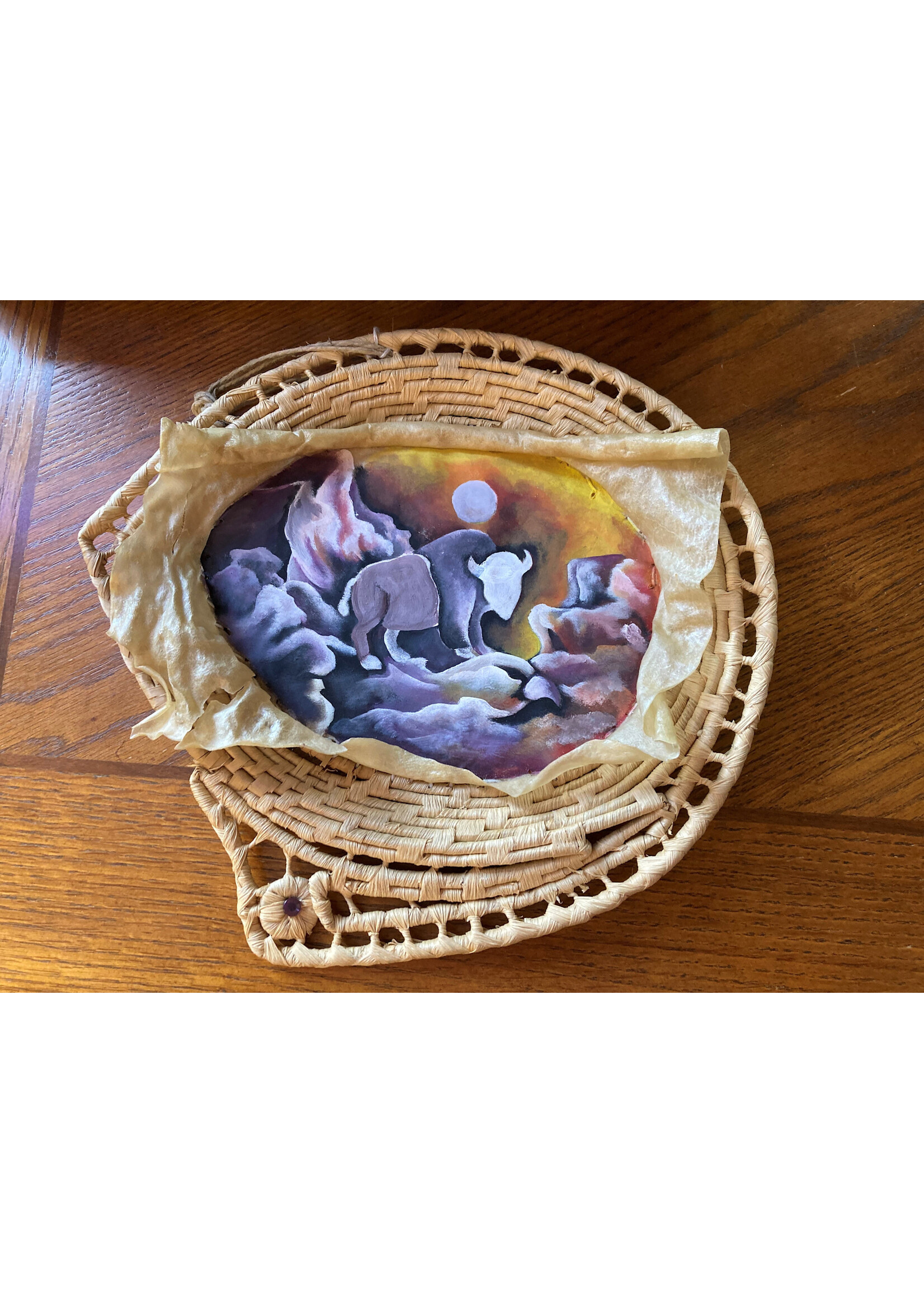 GV Par Fleche Hanging Natural Basket
