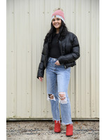 90's Cropped Straight Melody Boyfriend Jeans