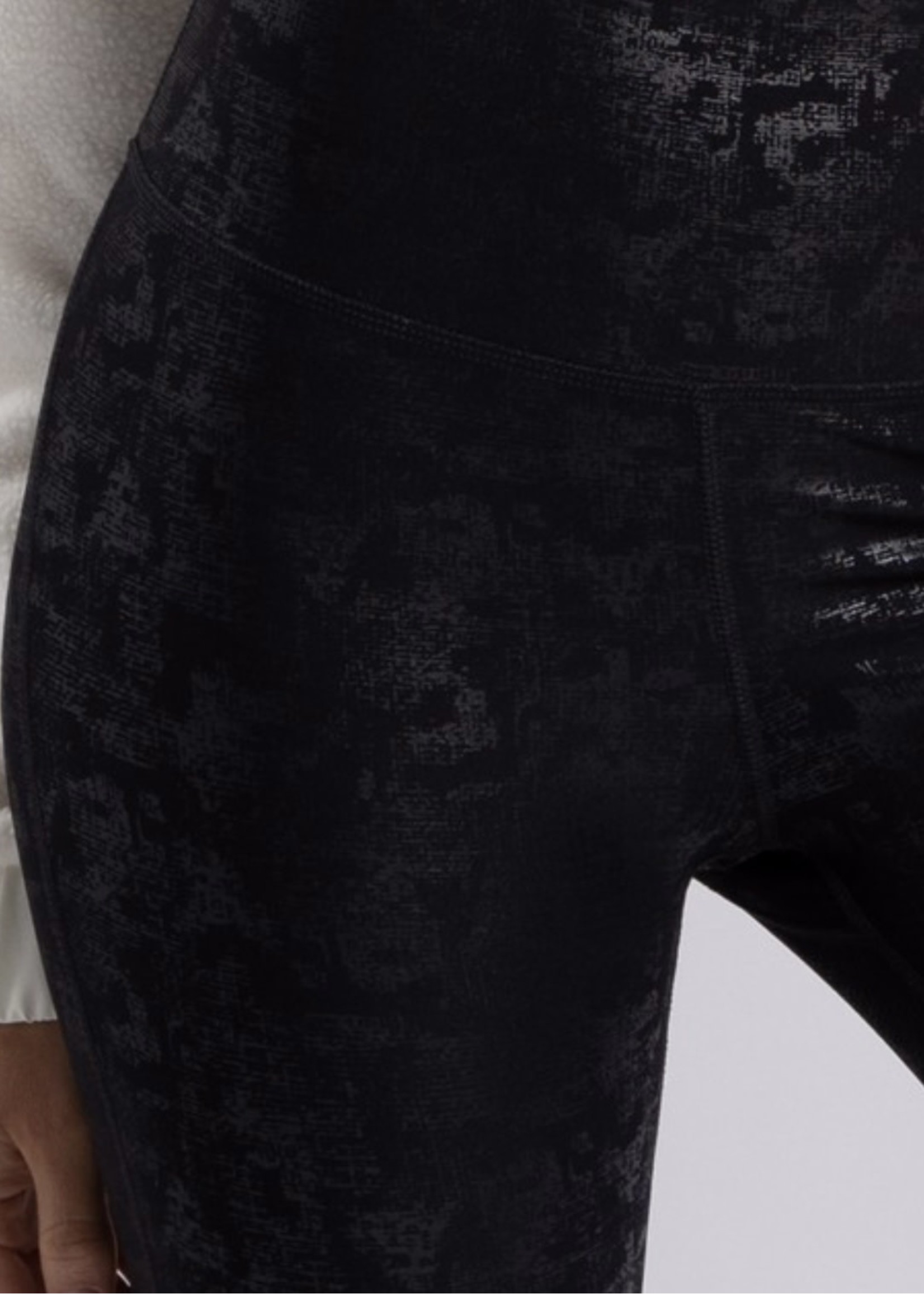 Crackle Glaze Foil Highwaist Leggings