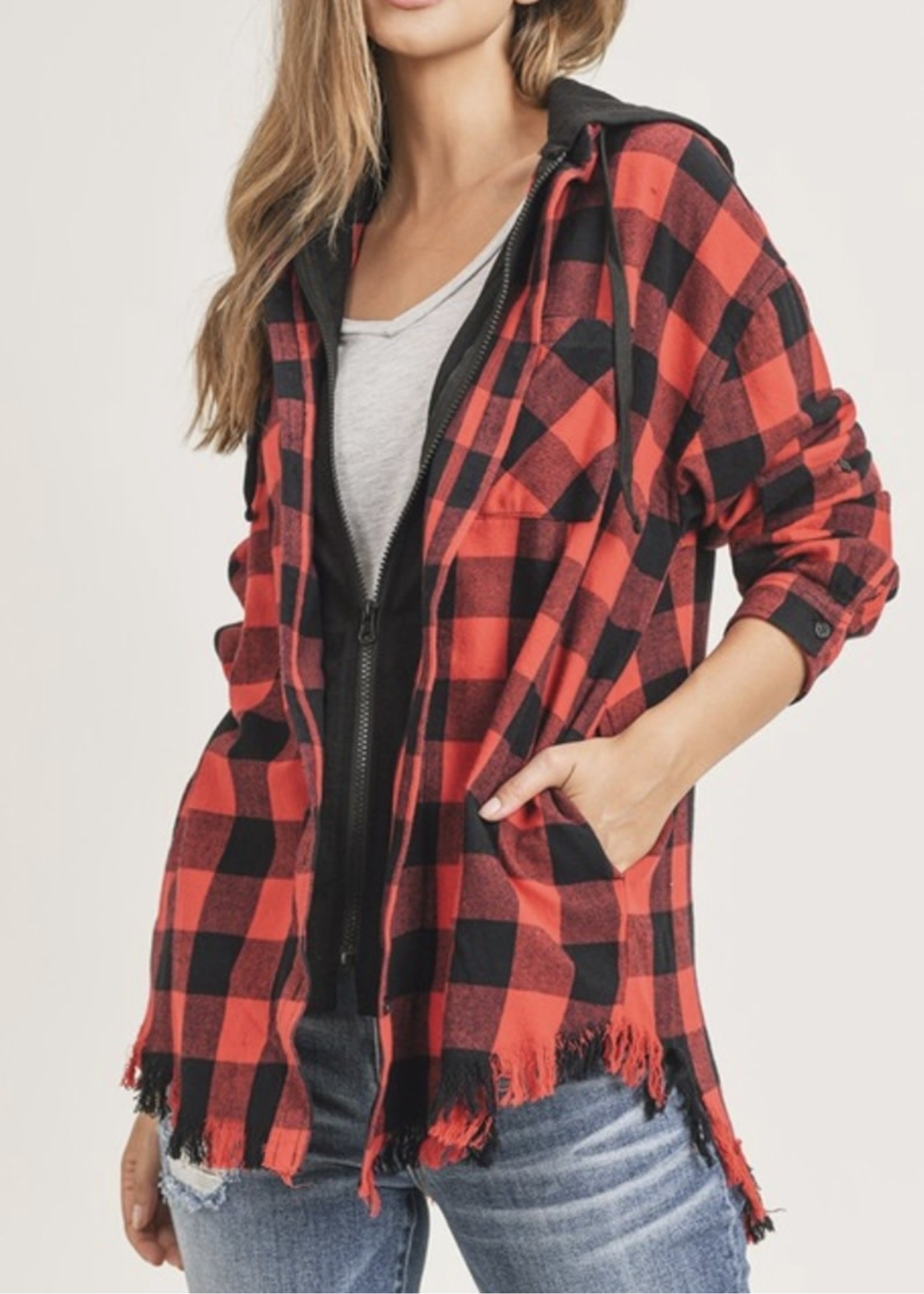 Zip Me Up Buffalo Check Flannel