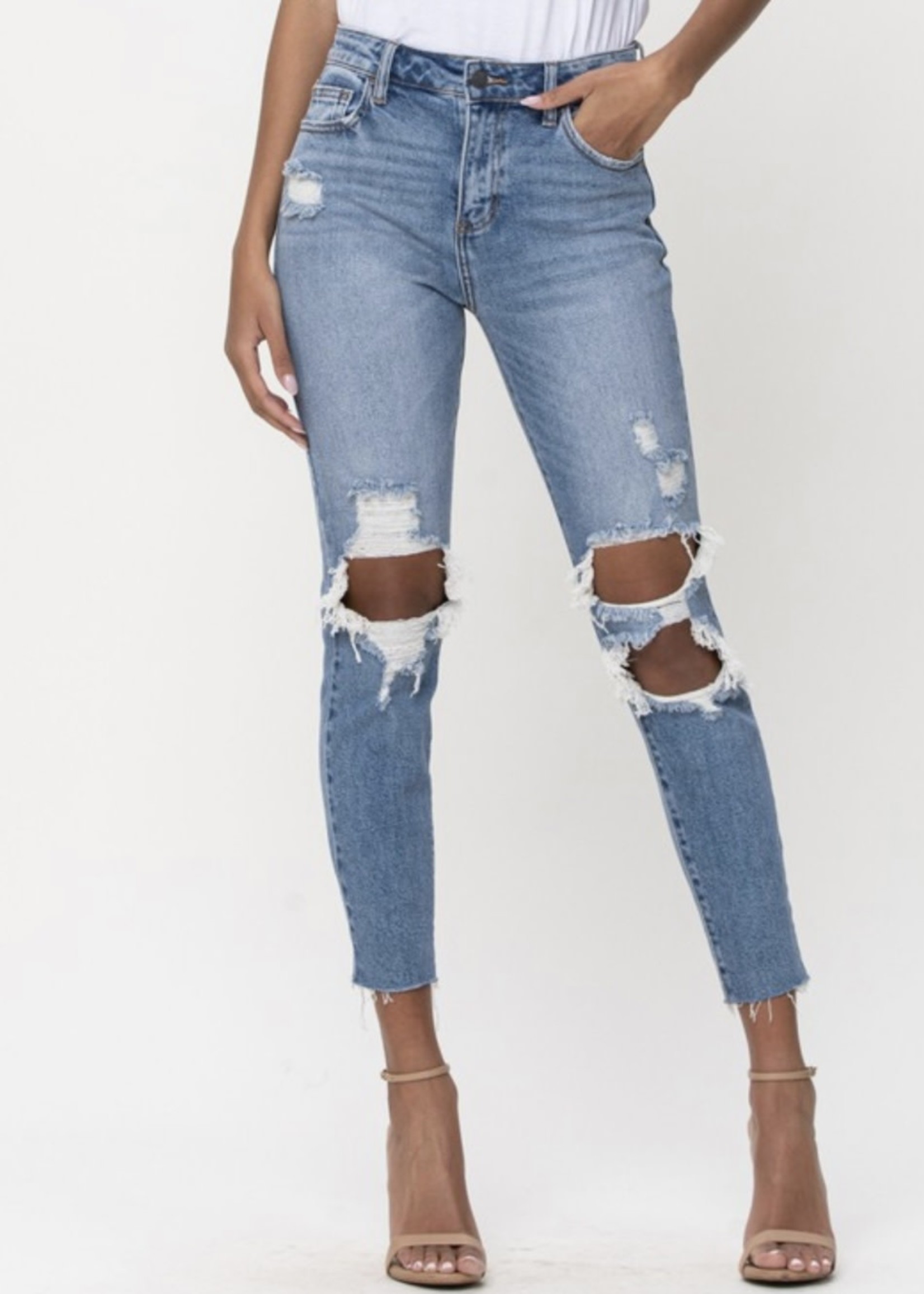 Cello Laurette High Rise Mom Jeans