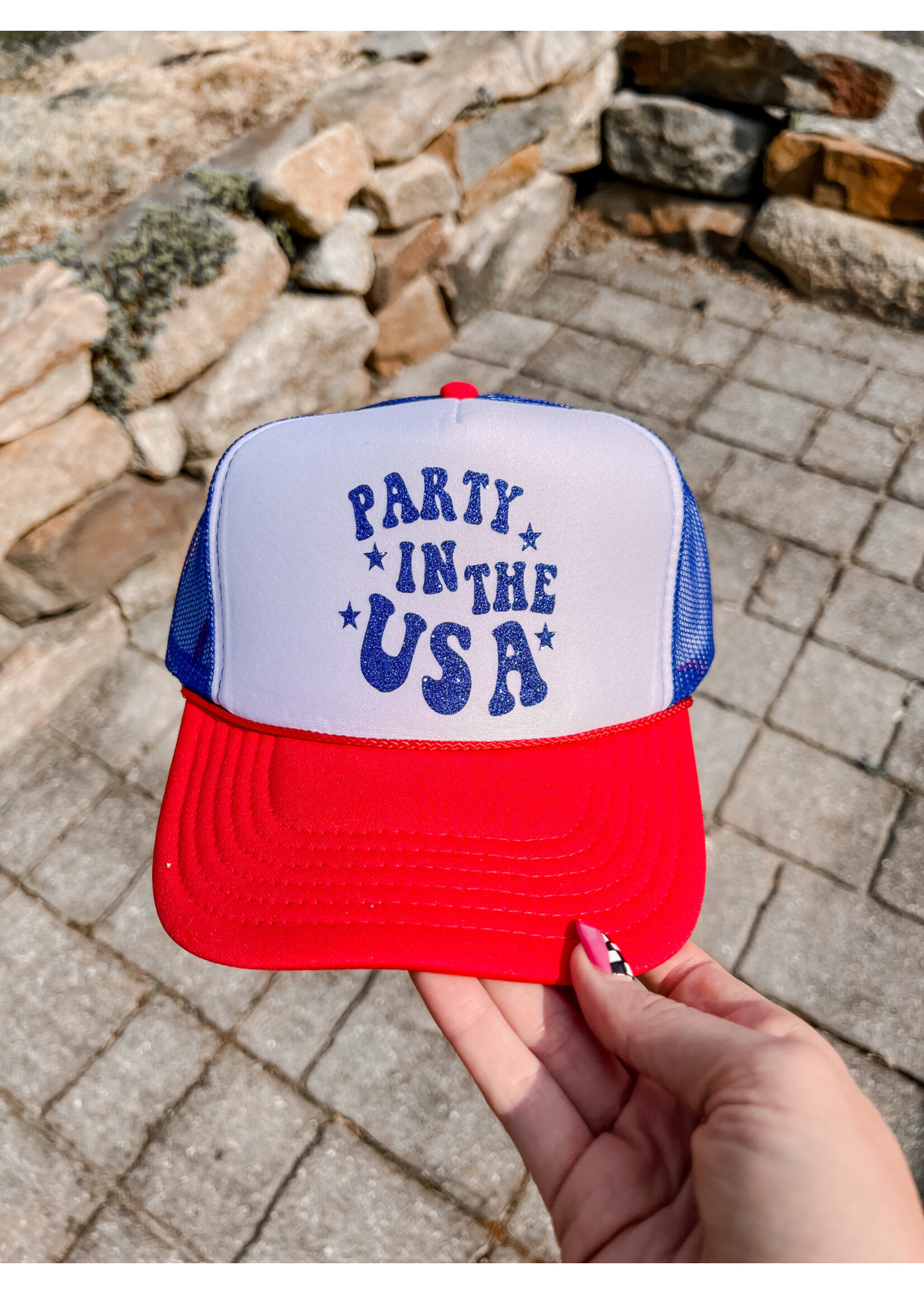 Party in the USA Trucker Hat