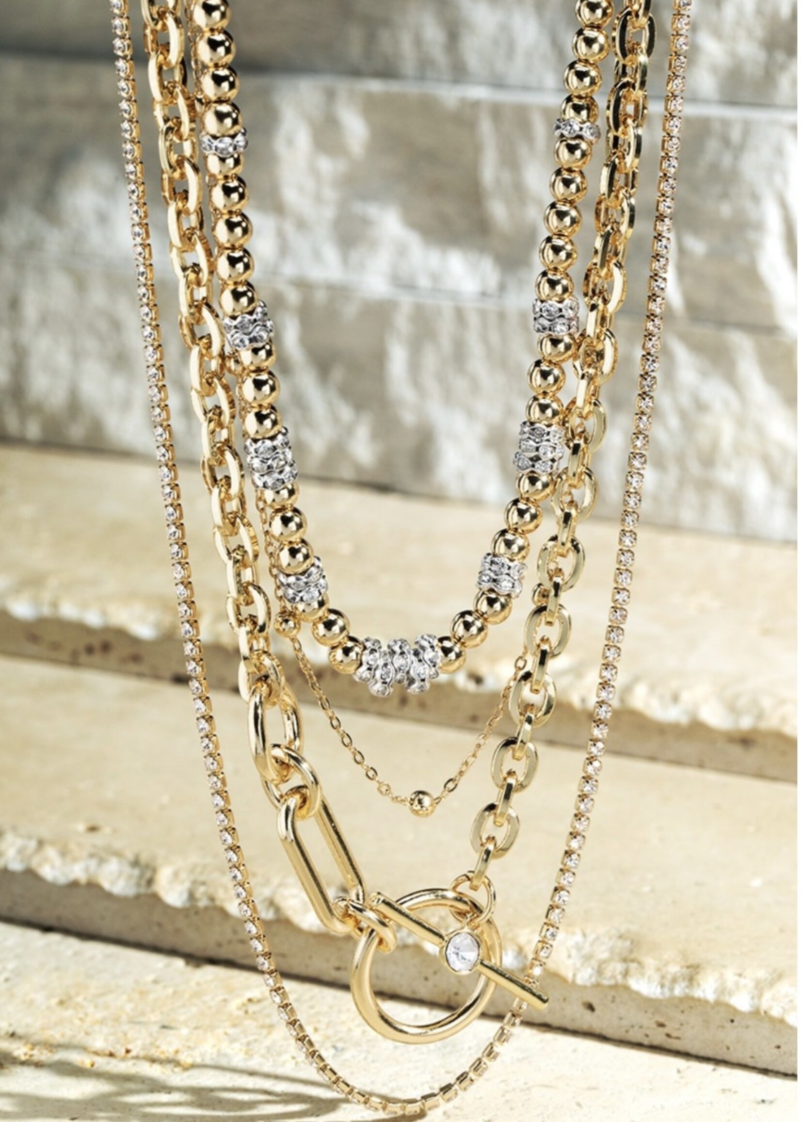Marie Pave Layered Necklace