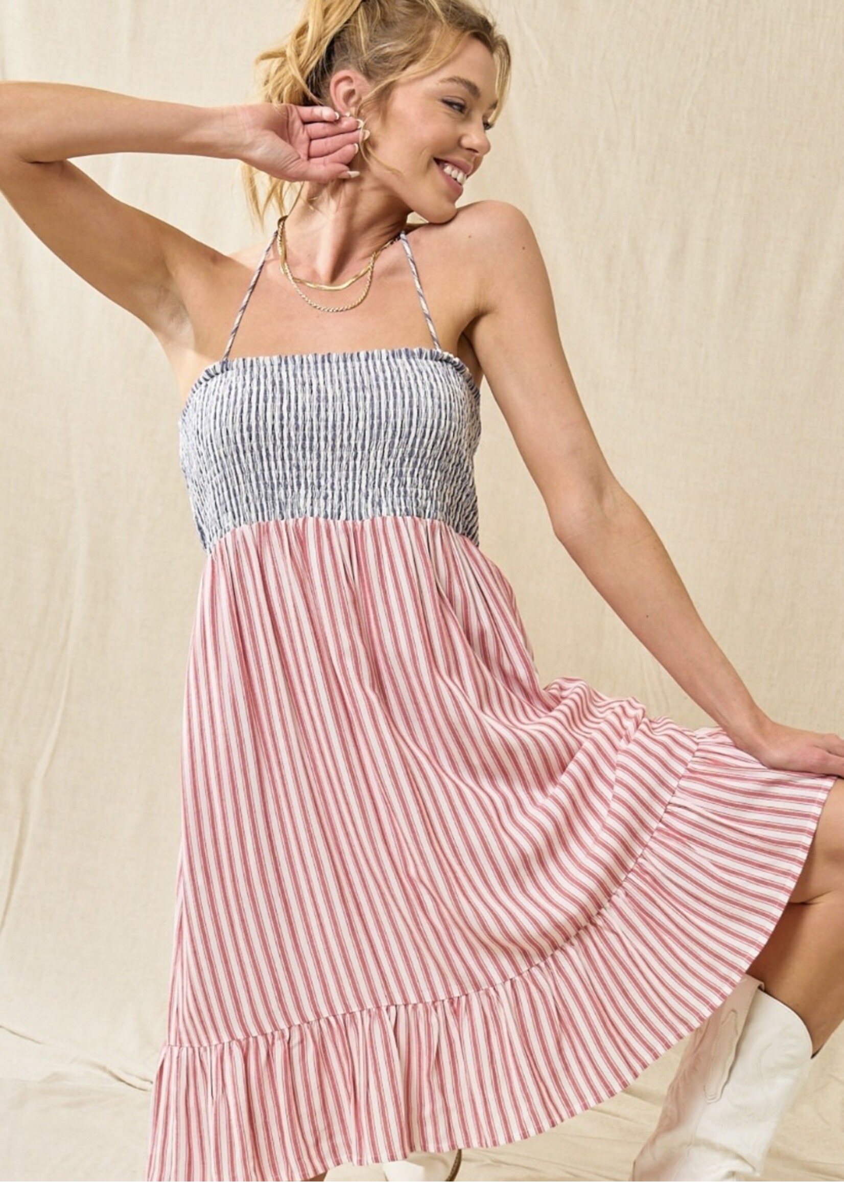 Kennedy Smocked Tube Dress