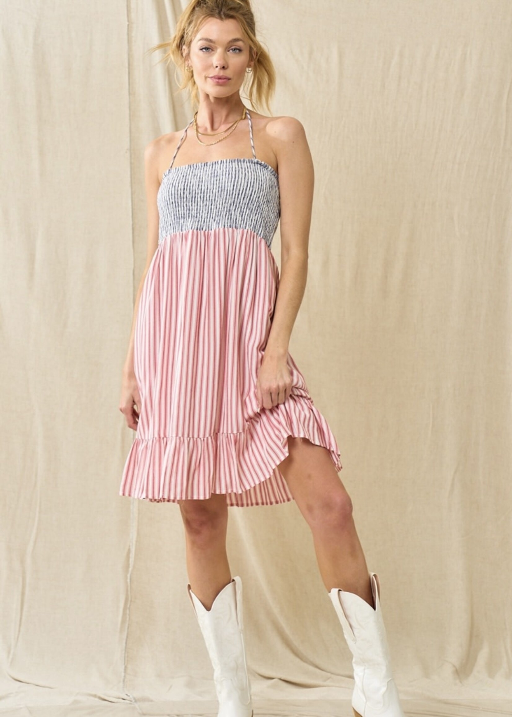 Kennedy Smocked Tube Dress