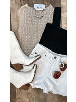 Inessa Pearl & Rhinestone Tank