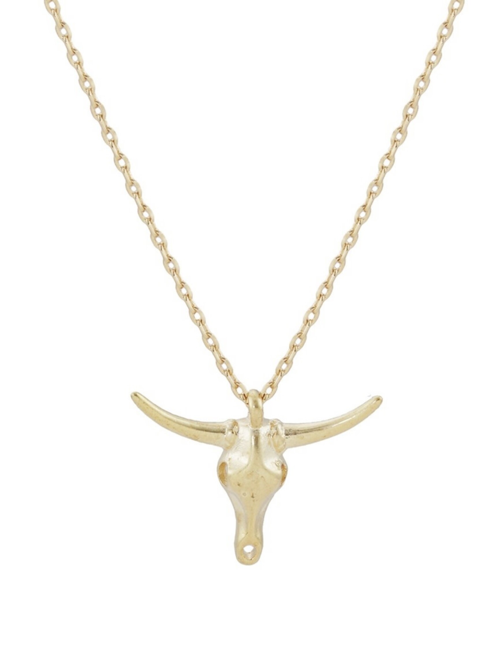 Take the Bull by the Horns Necklace