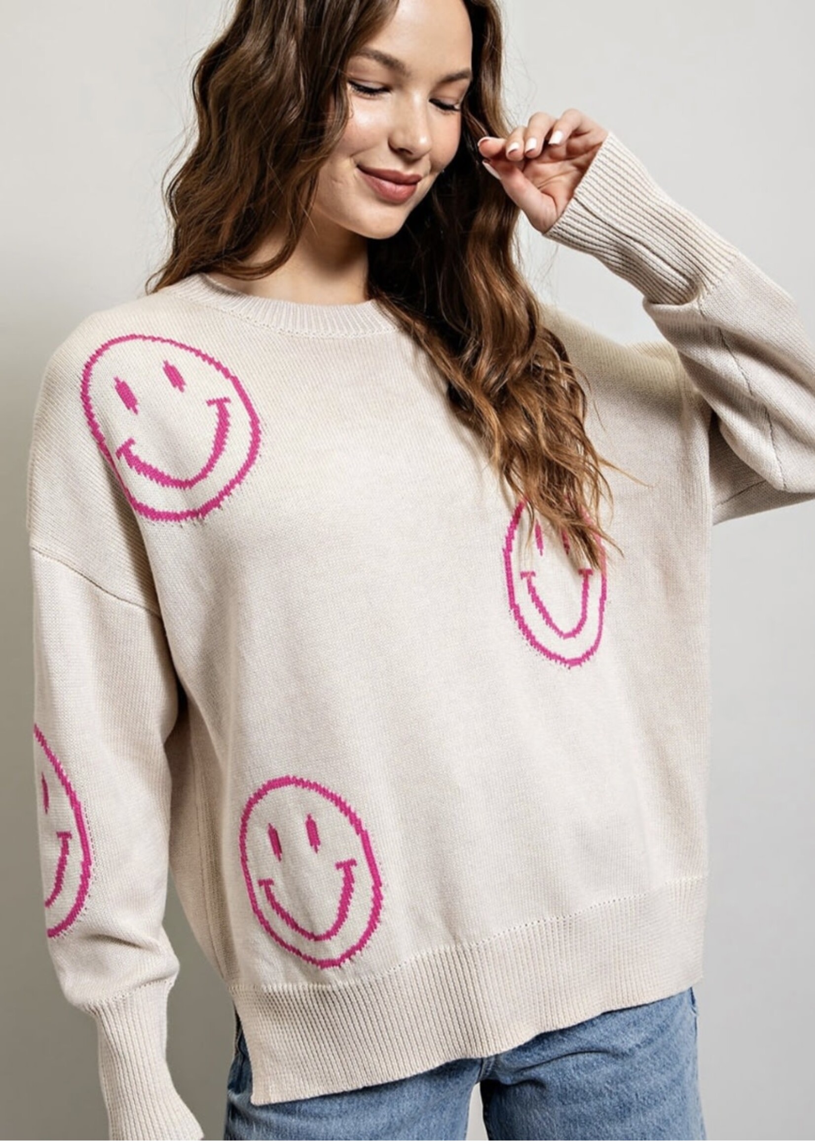 Smiley Vibes Sweater