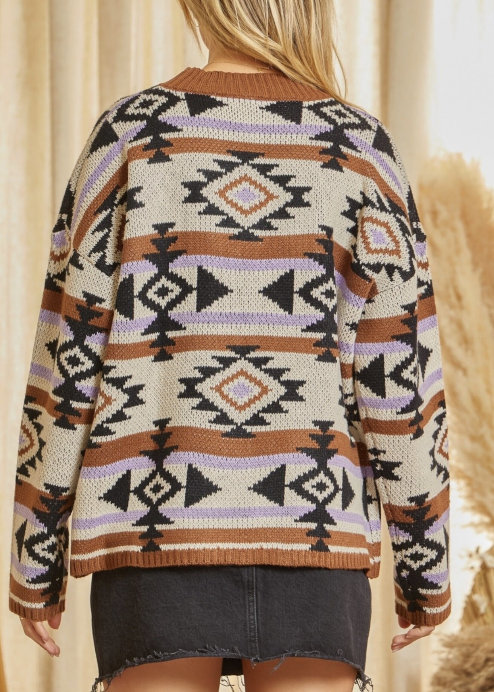 Arie Aztec Sweater