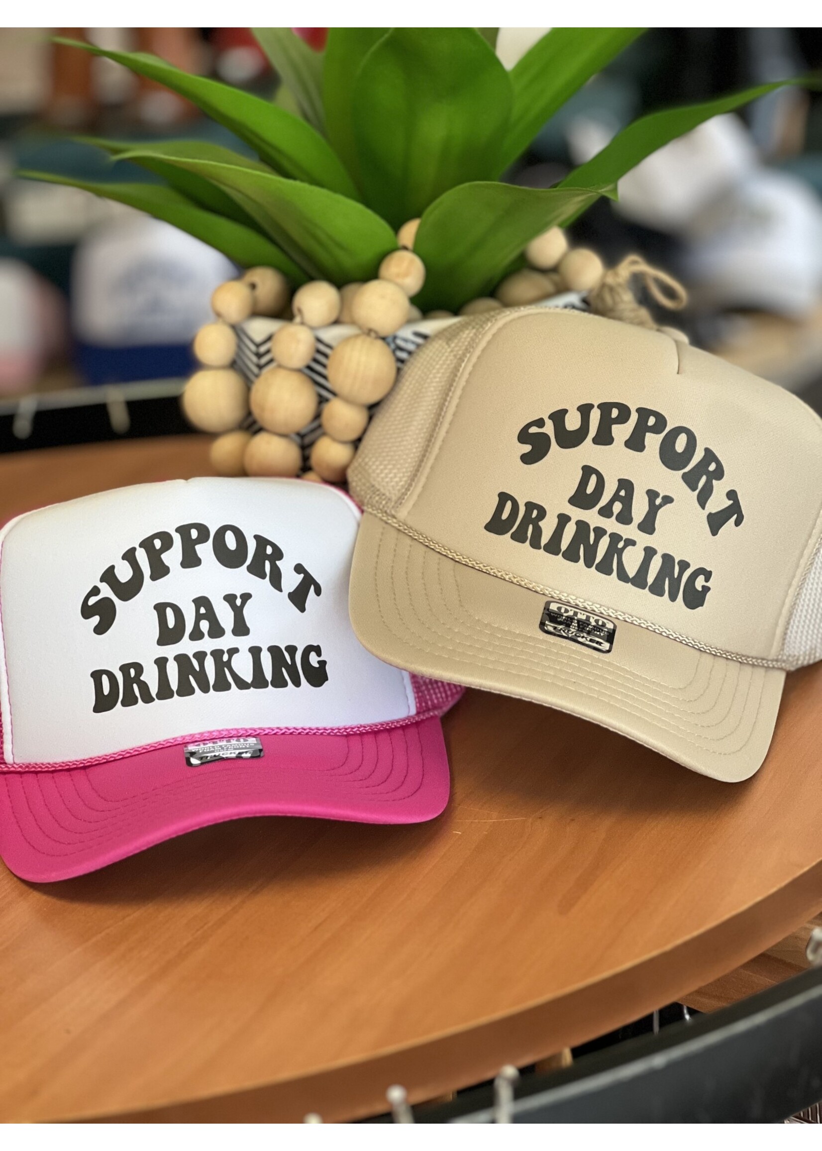 Support Day Drinking Trucker Hat