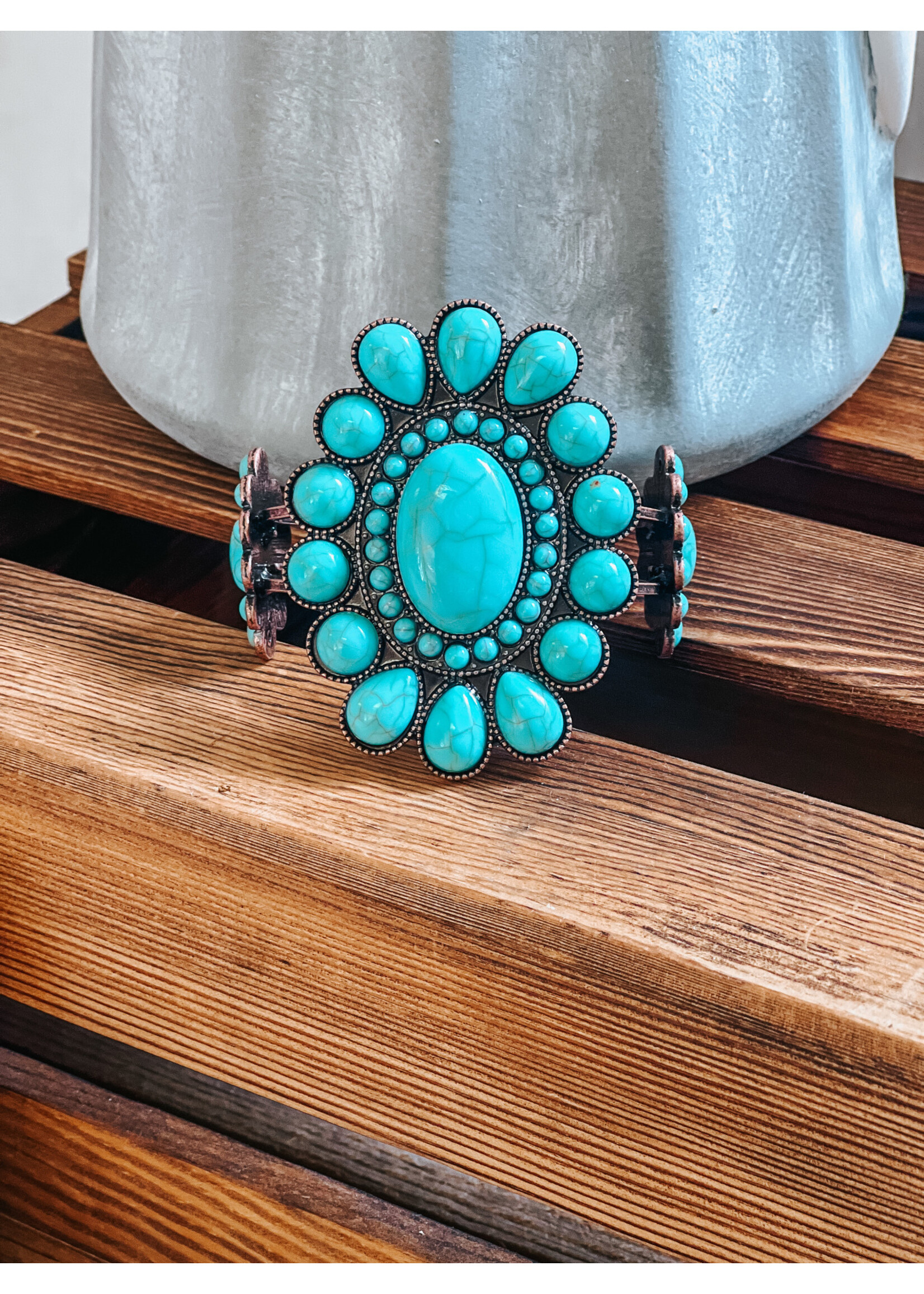 Western Elite Concho Cuff Bracelet