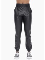 Maveree Vegan Leather Joggers