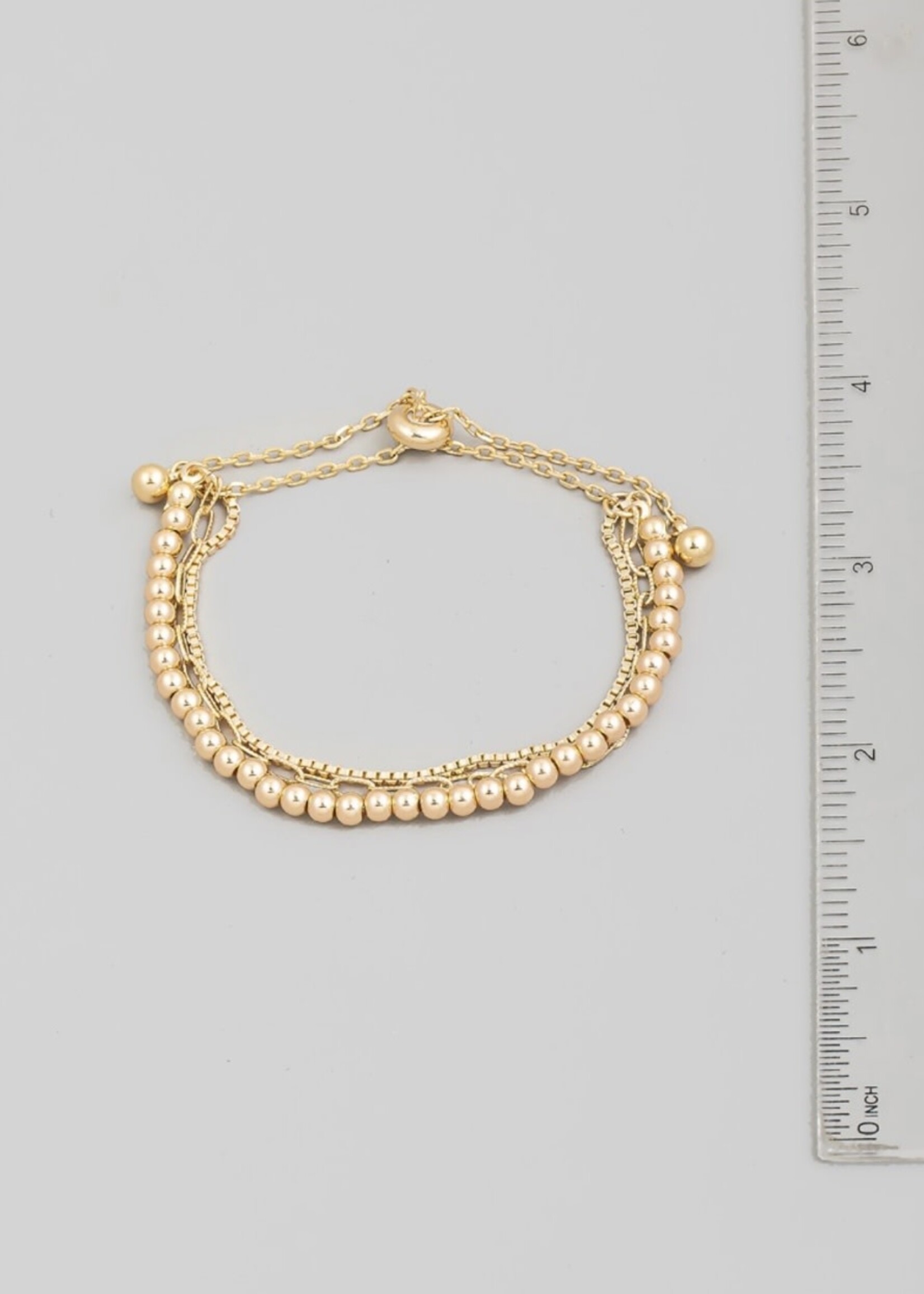 Attention Bead Chain Bracelet