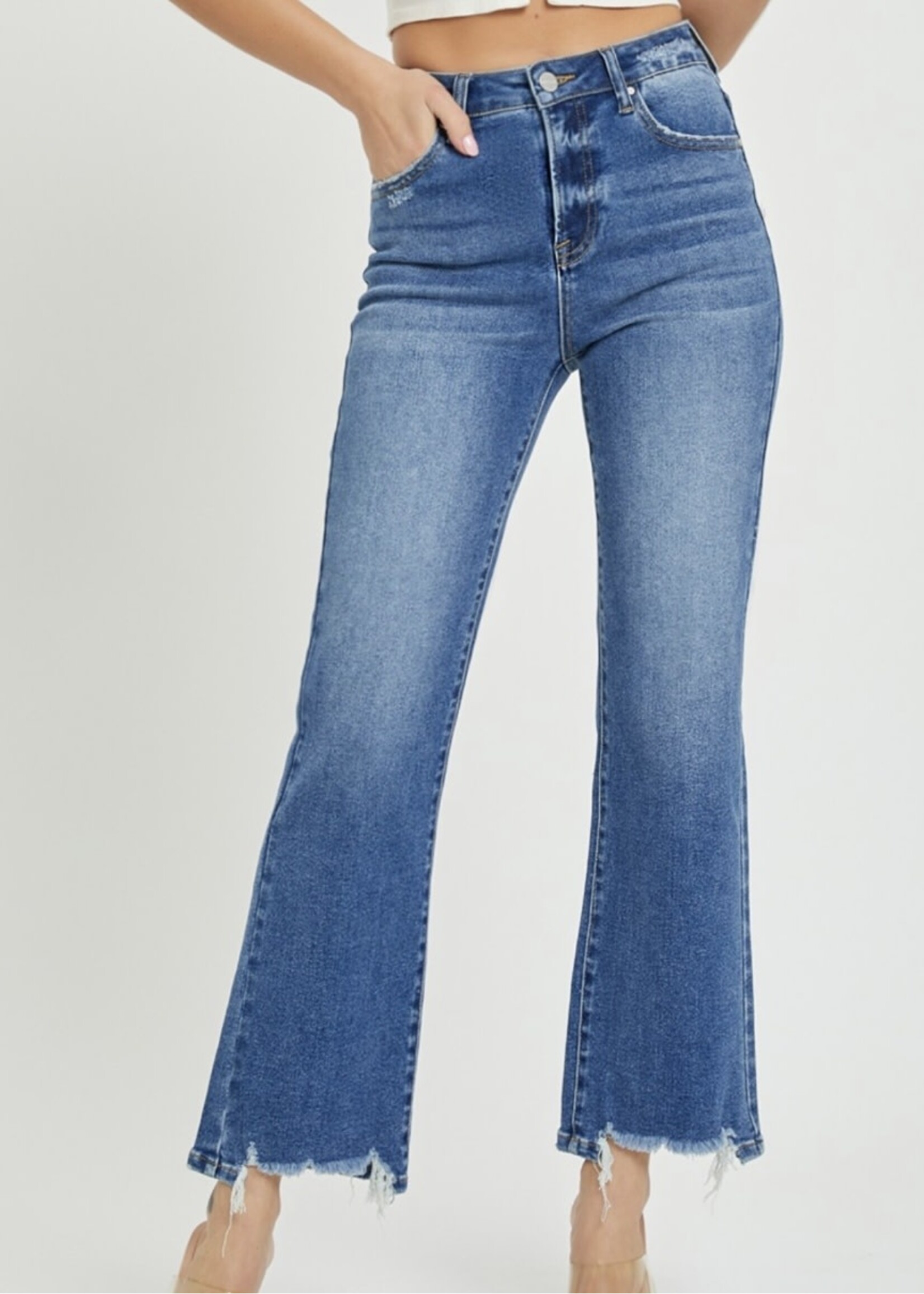 Laila High Rise Straight Jeans