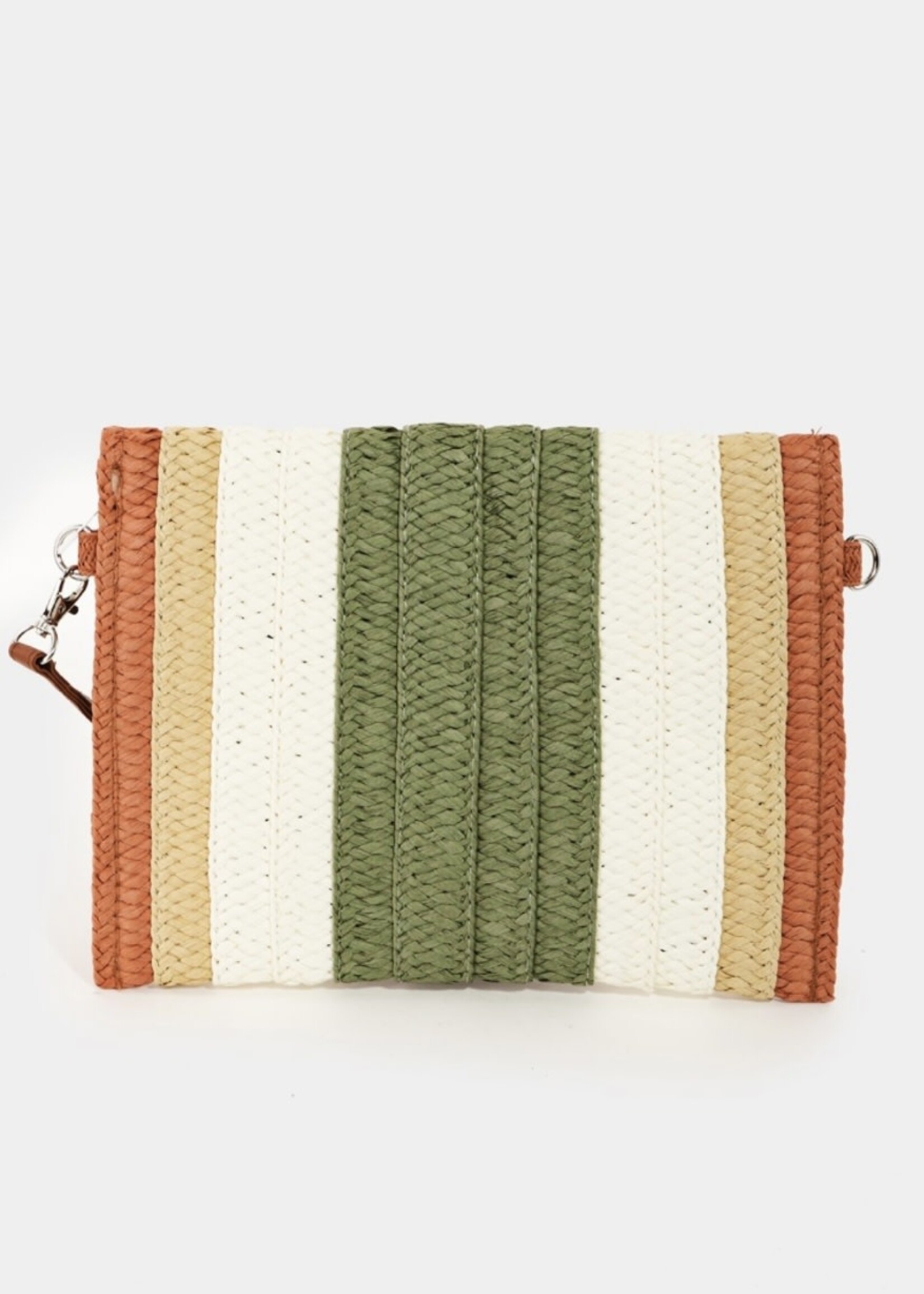 Rudie Straw Envelope Bag