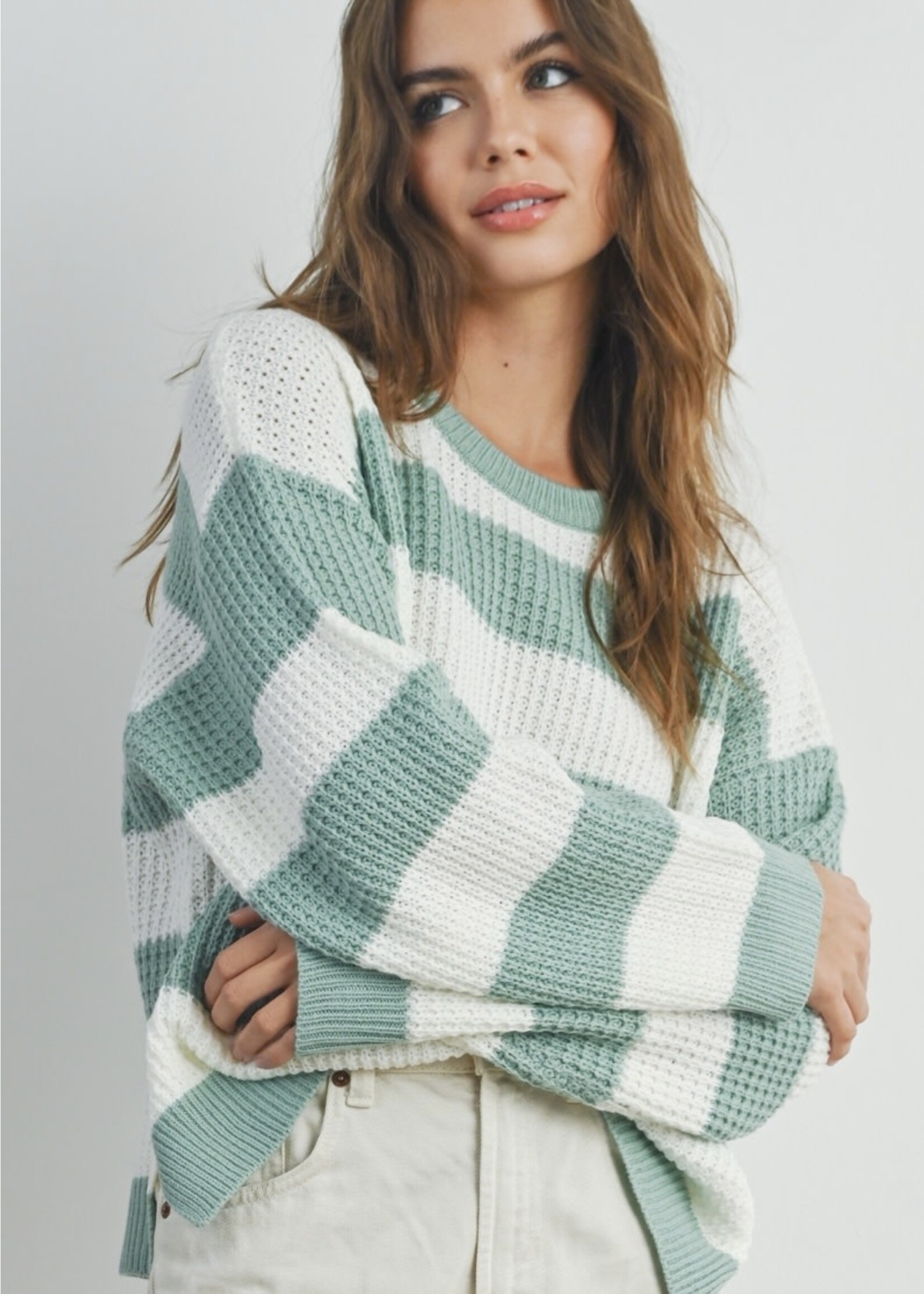 Uptown Striped Sweater