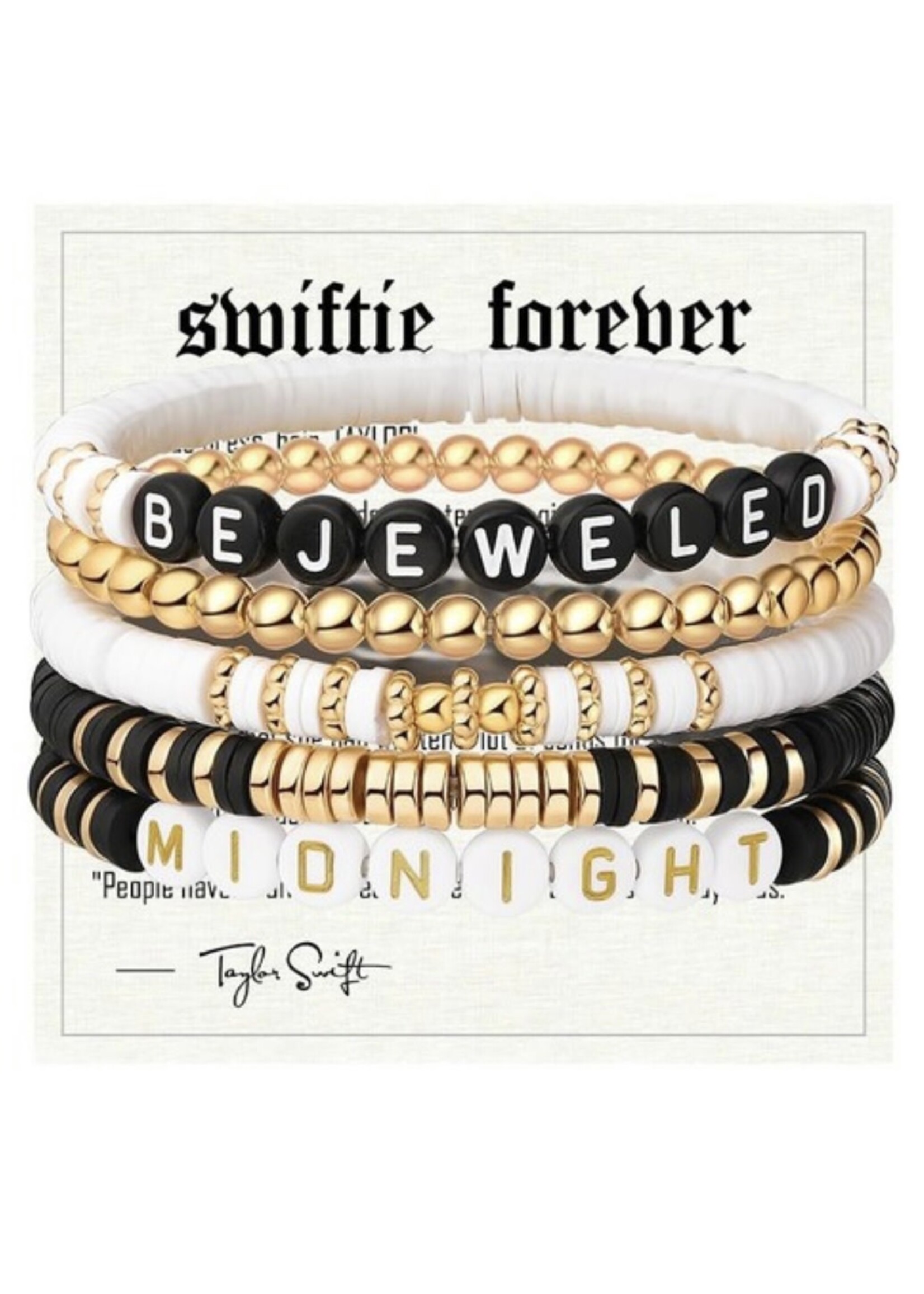 Swiftie Stack Bracelets Set of 5