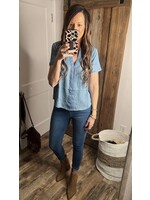 Loren Chambray Top