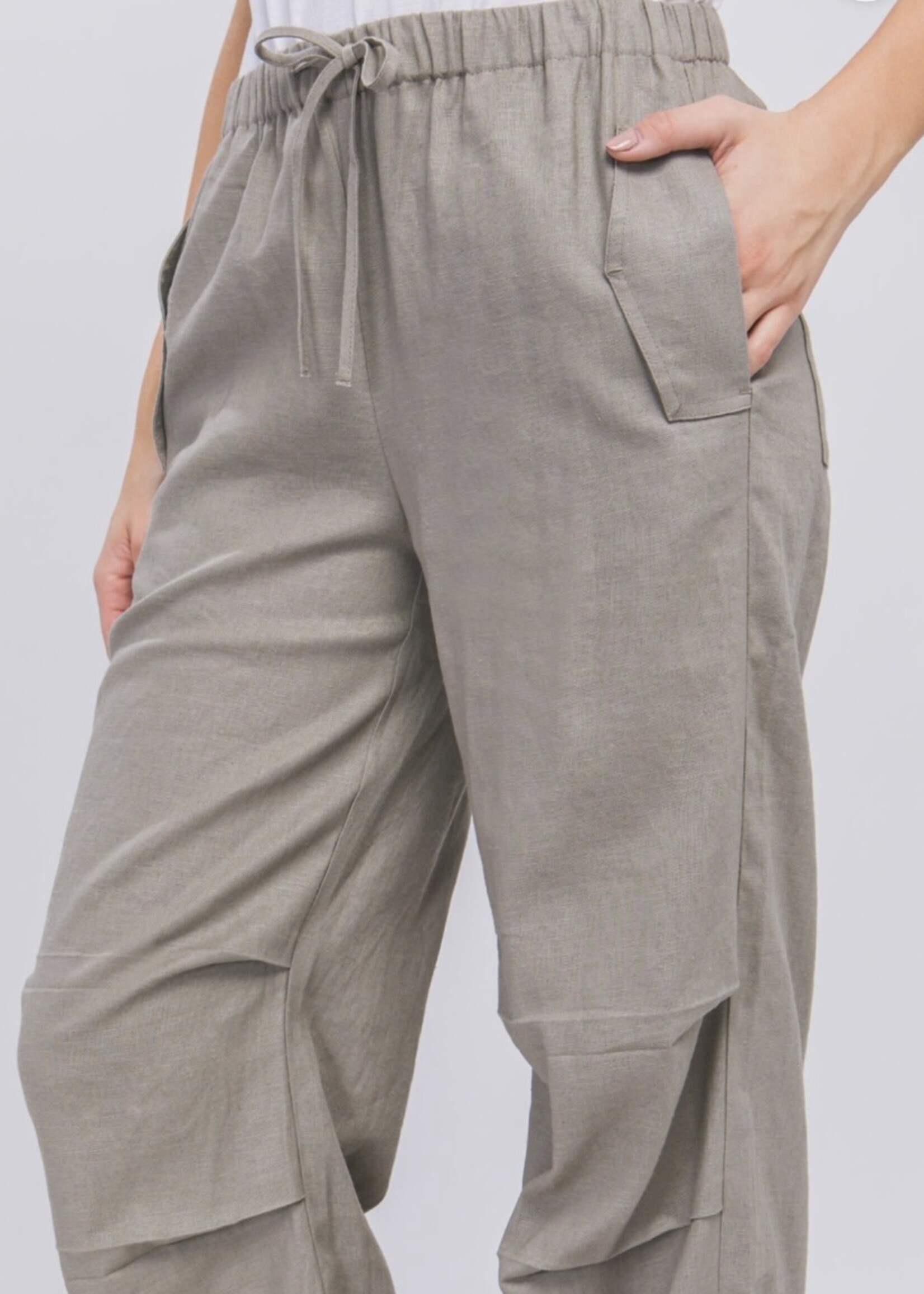 Wilda Linen Drawstring Pants
