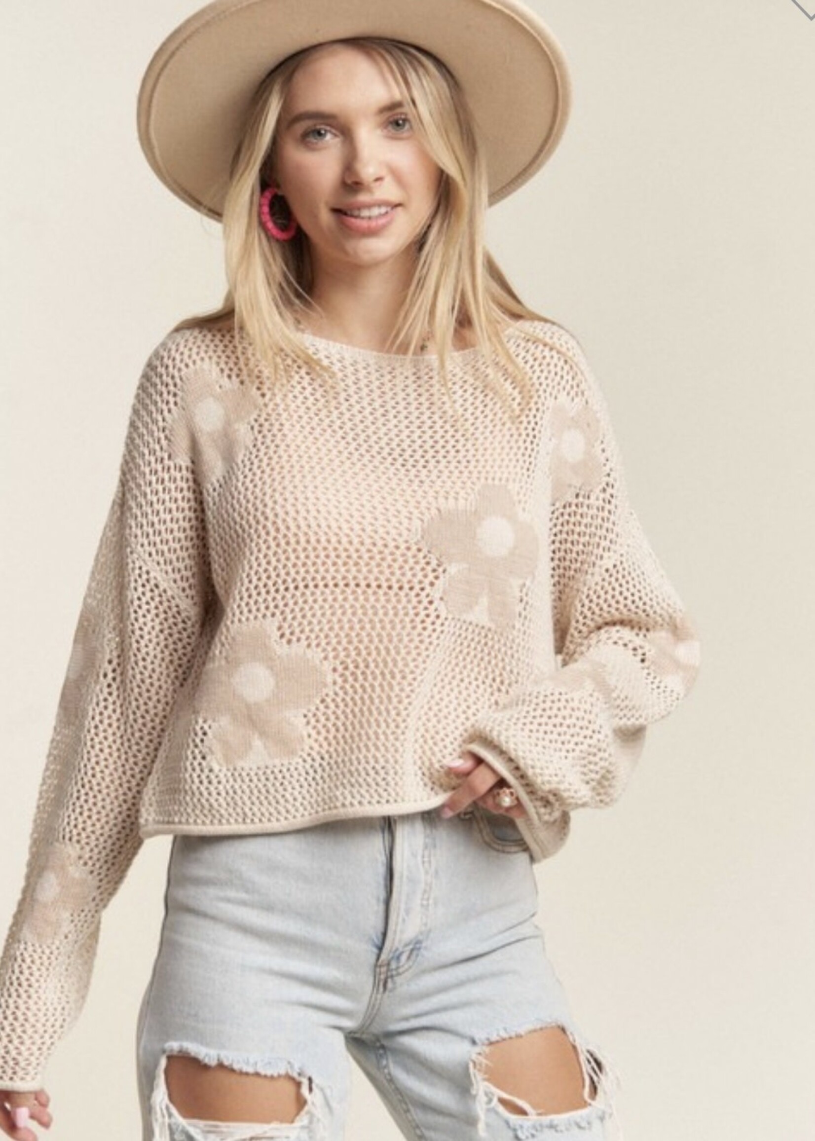 Daisy Mae Floral Sweater