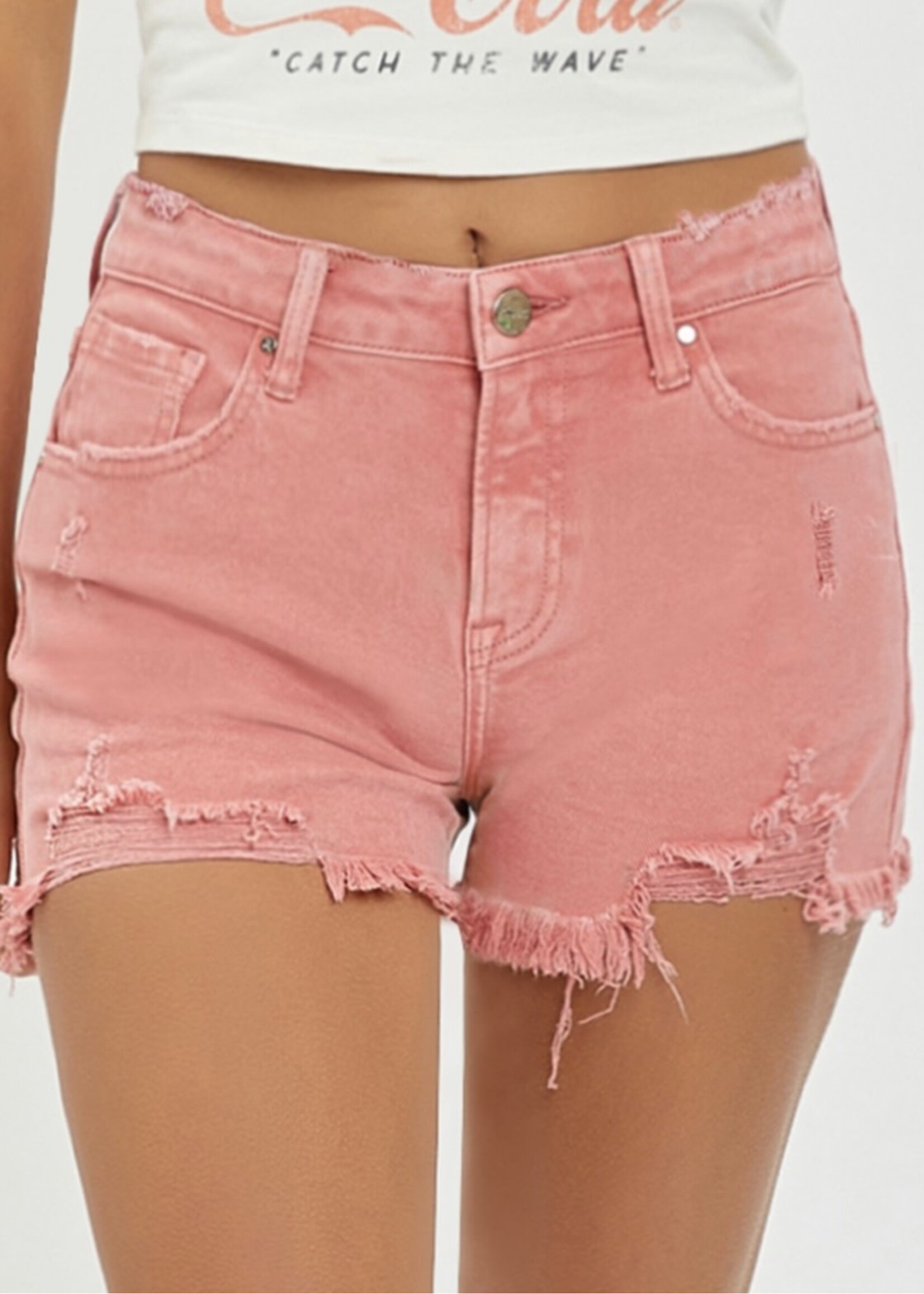 Just Peachy Mid Rise Shorts