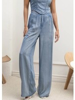 Belize High Waist Chambray Pants