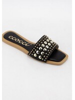 Chrissy Studded Slide Sandals