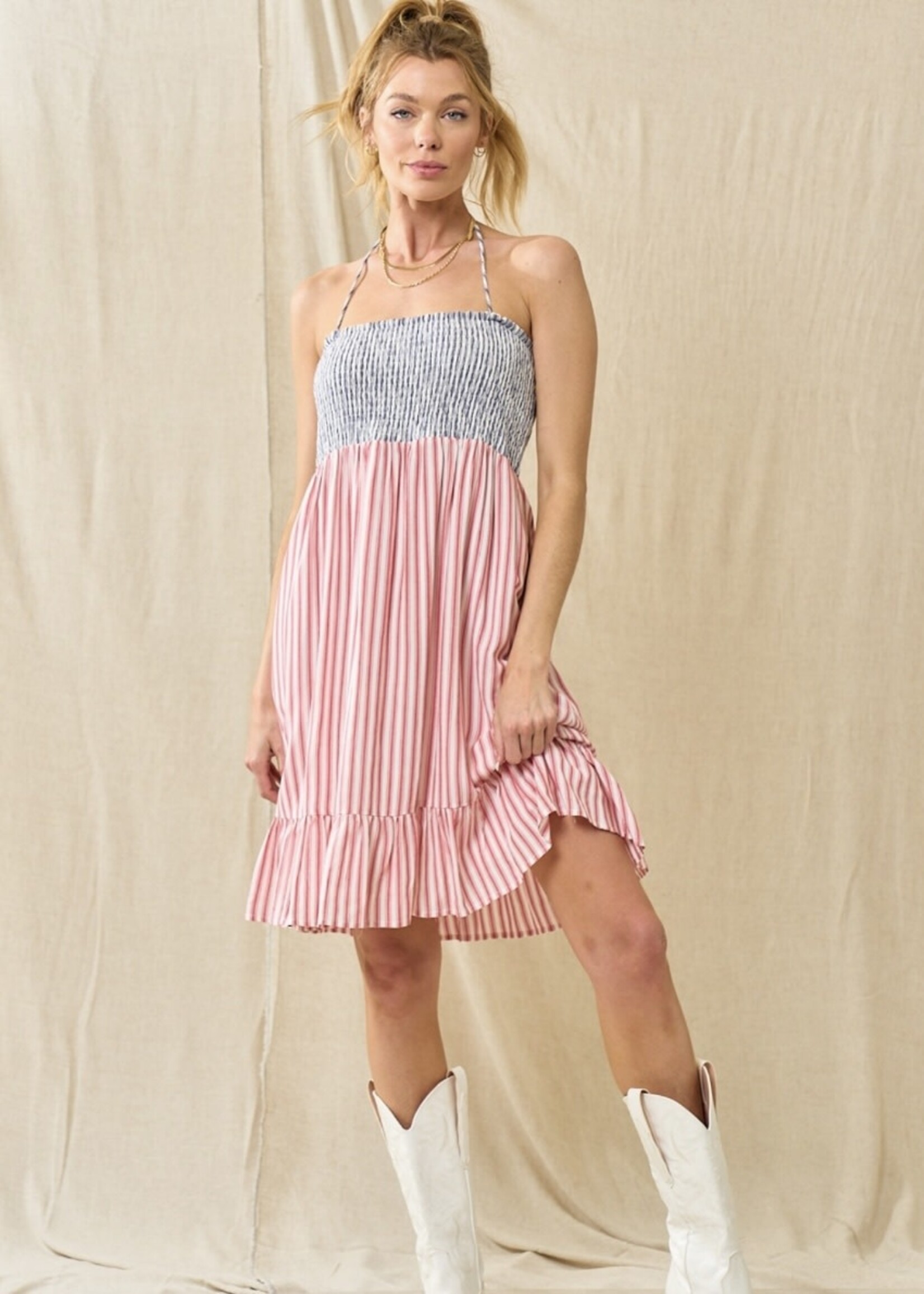 Kennedy Smocked Tube Dress