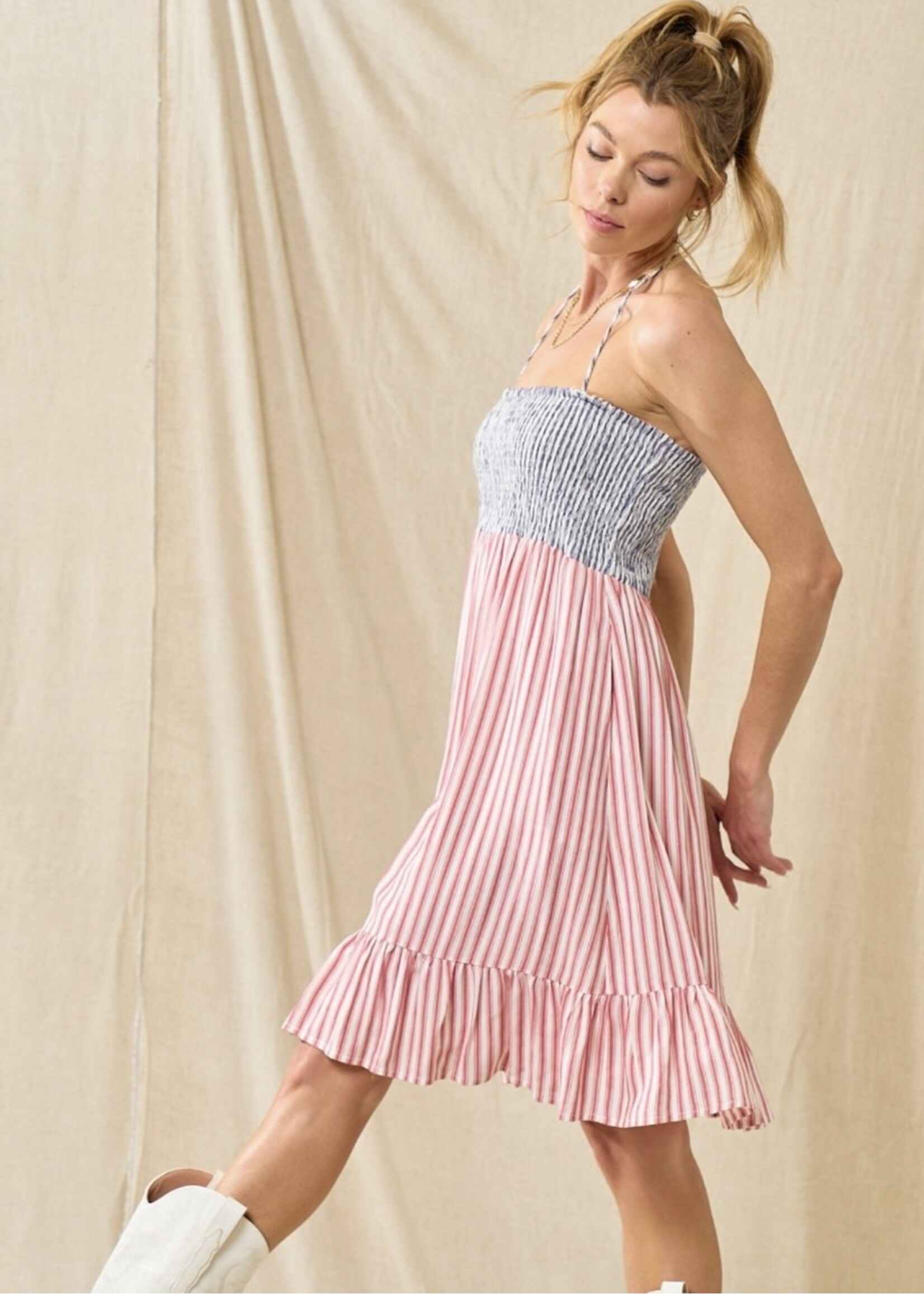 Kennedy Smocked Tube Dress