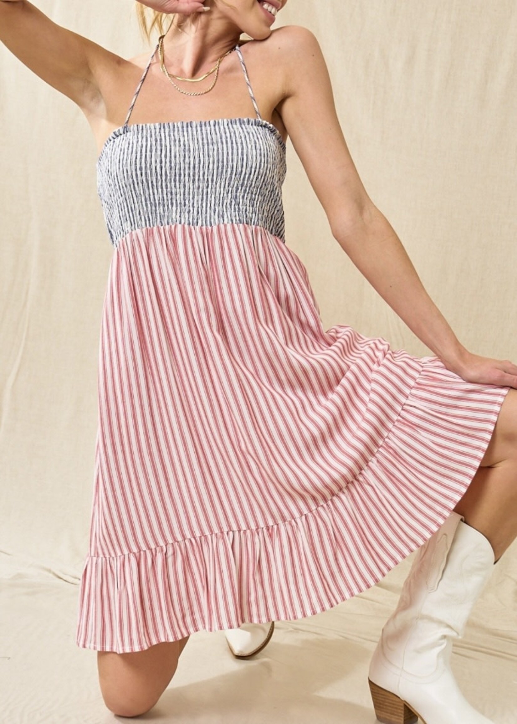 Kennedy Smocked Tube Dress