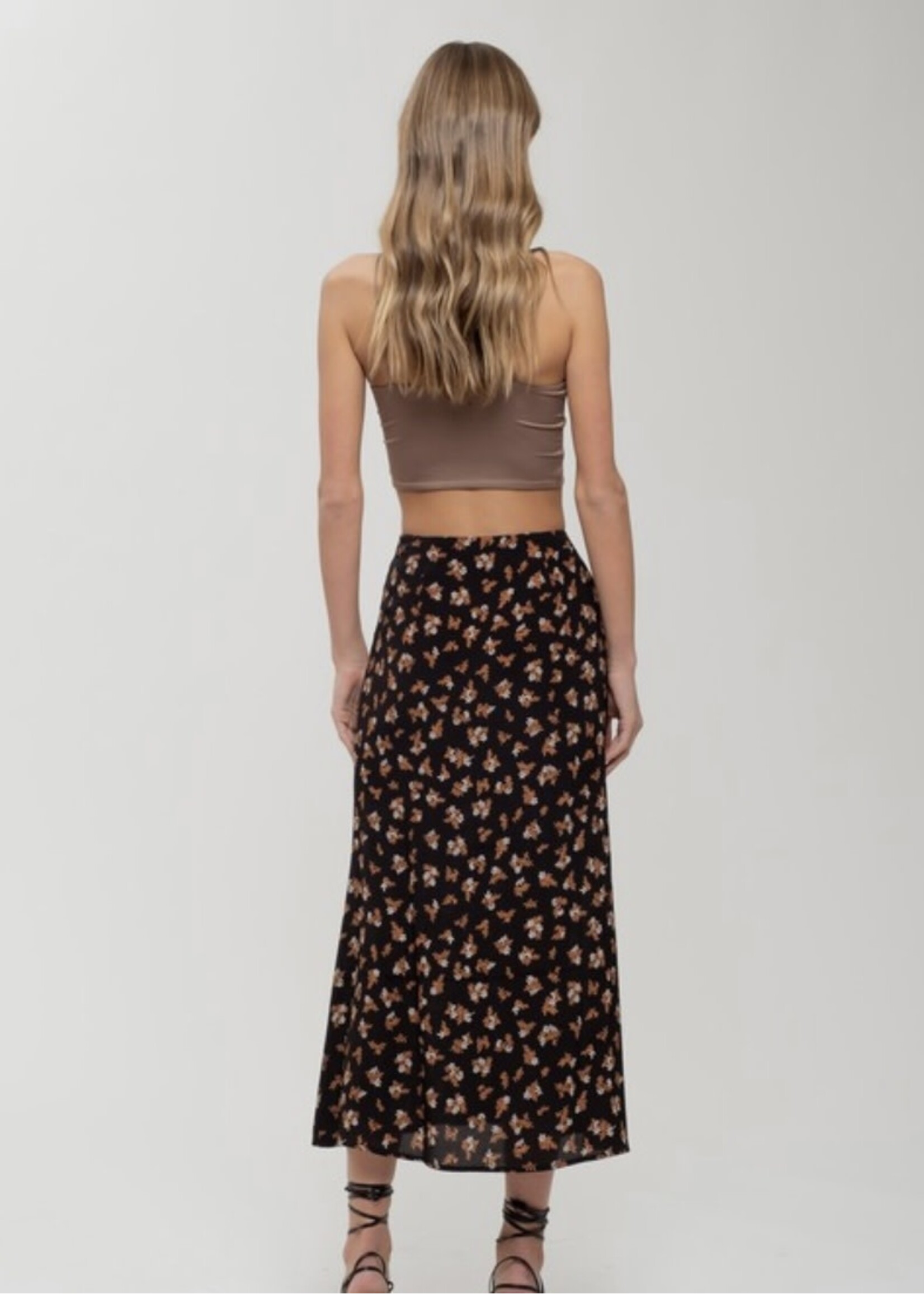 Dance With Me Floral Skirt