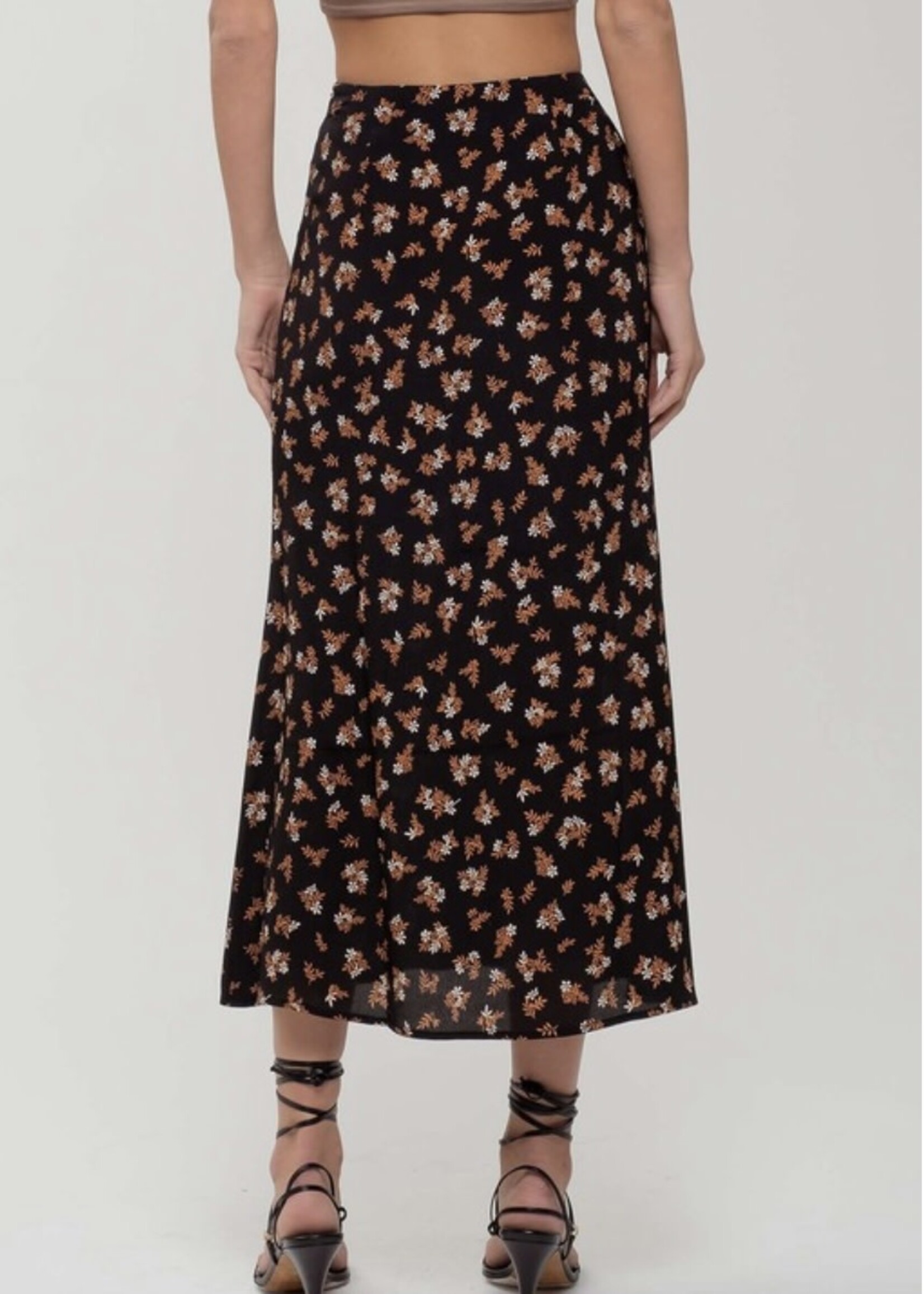 Dance With Me Floral Skirt