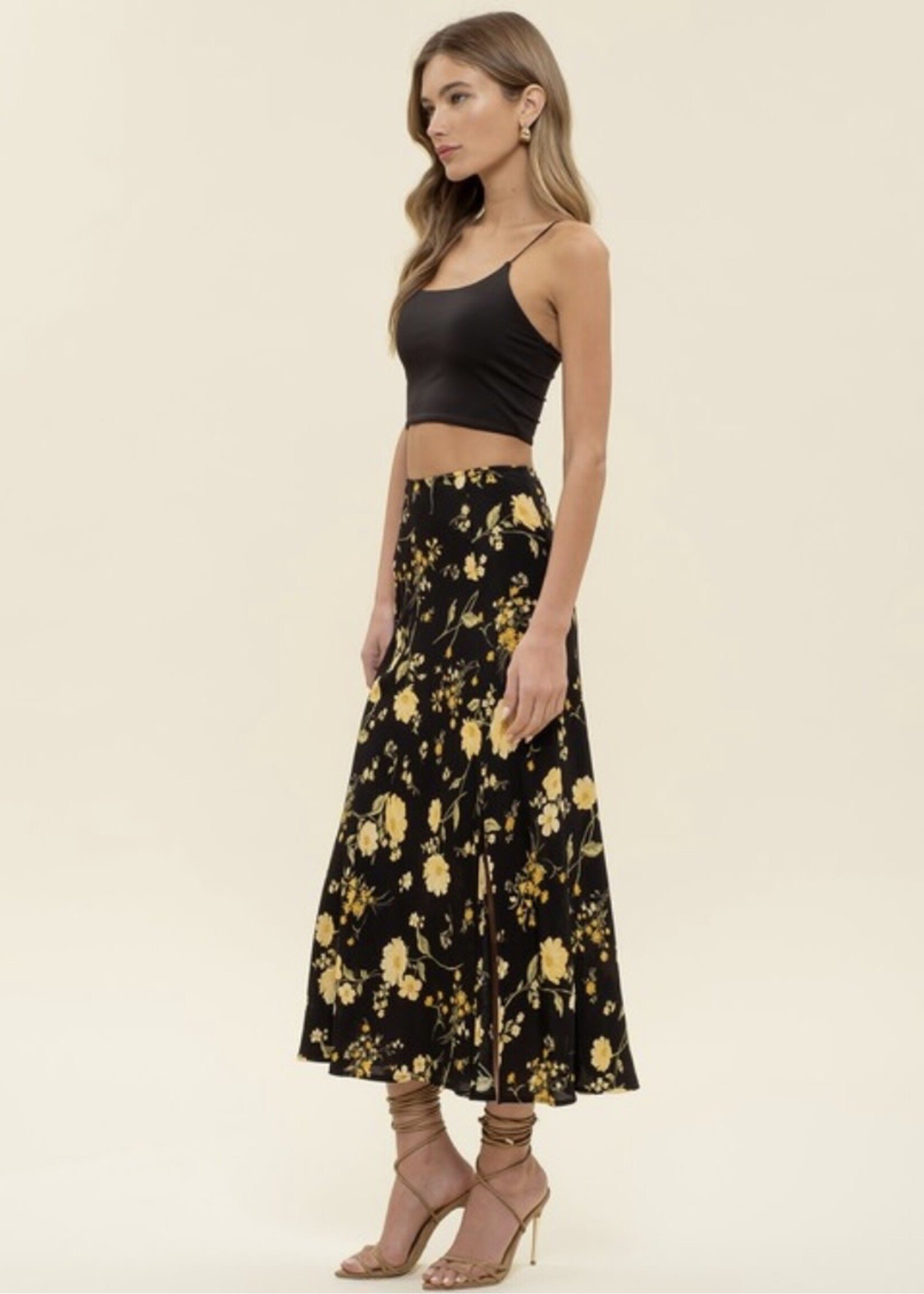 Happiest Days Floral Skirt