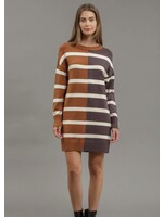 Maple Striped Colorblock Dress