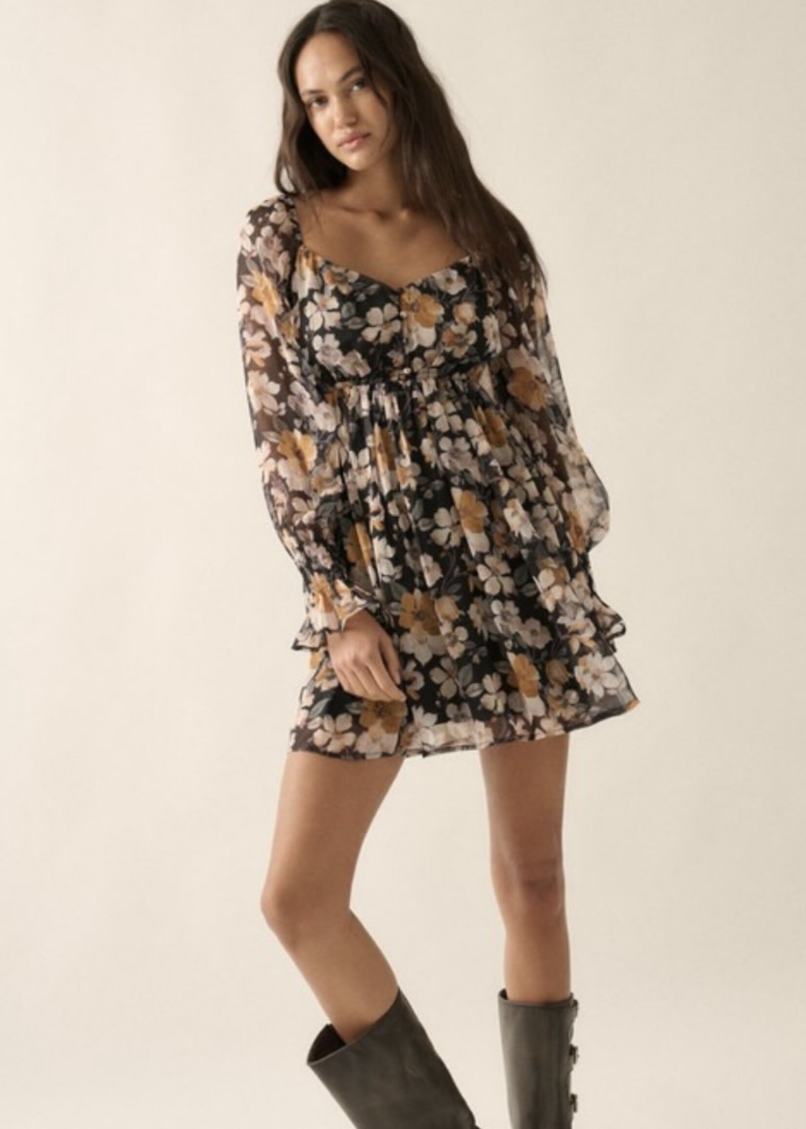 Pretty As A Picture Floral Dress