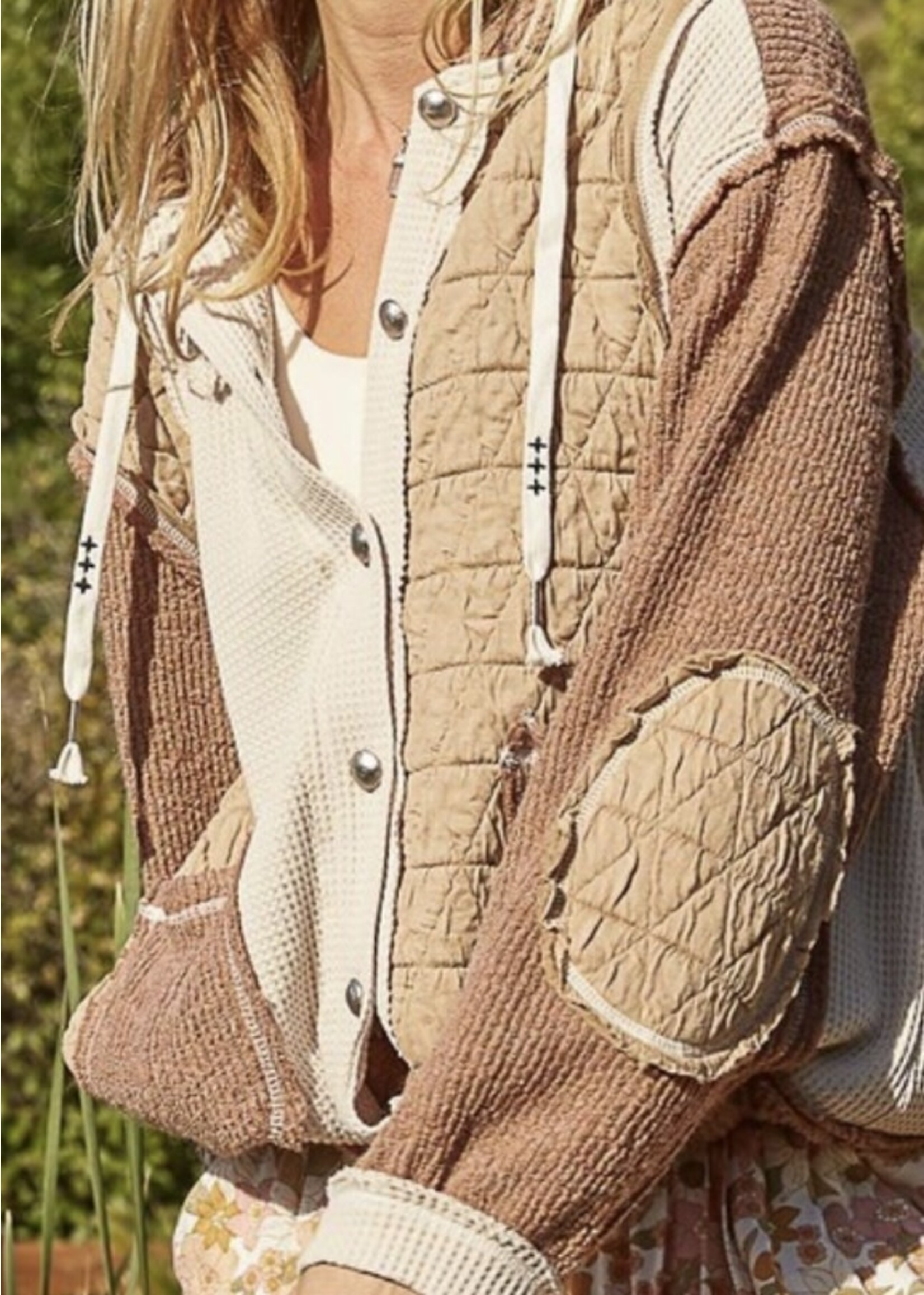 Krue Button Down Oversized Hoody