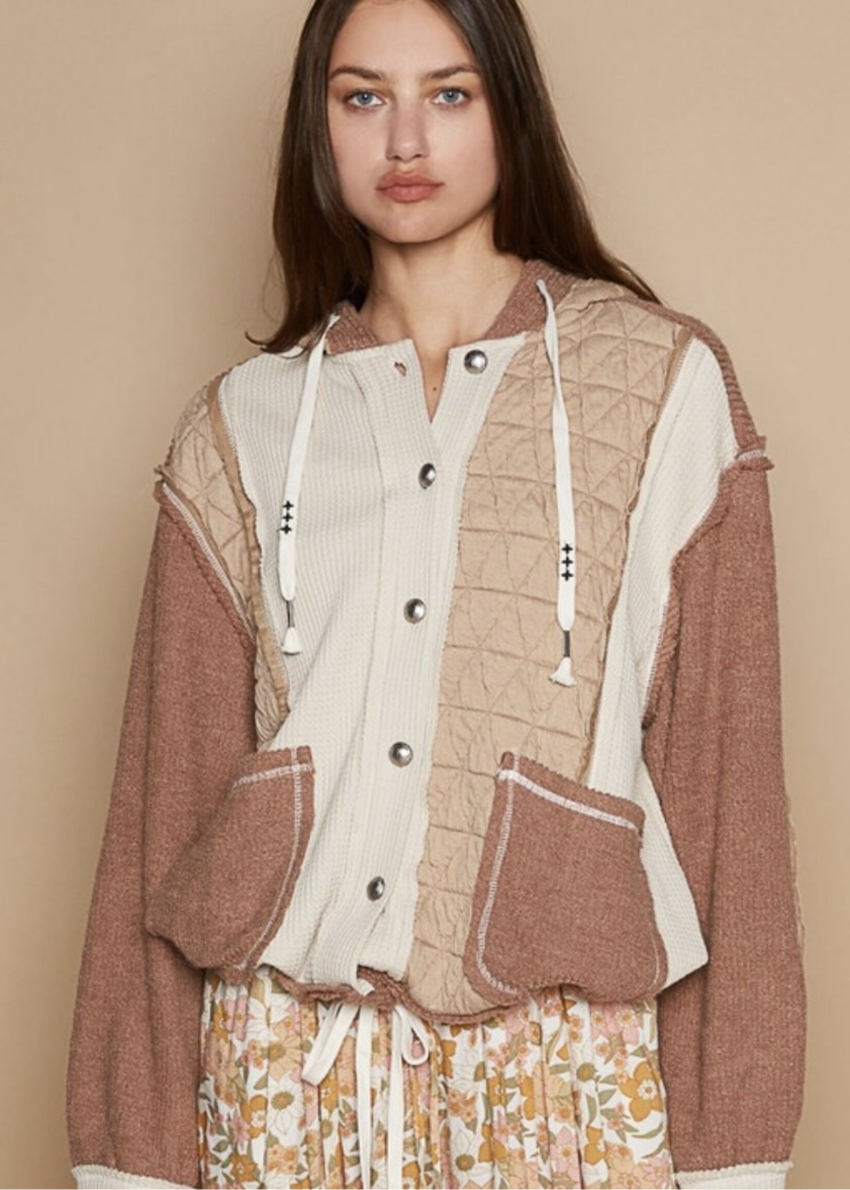 Krue Button Down Oversized Hoody