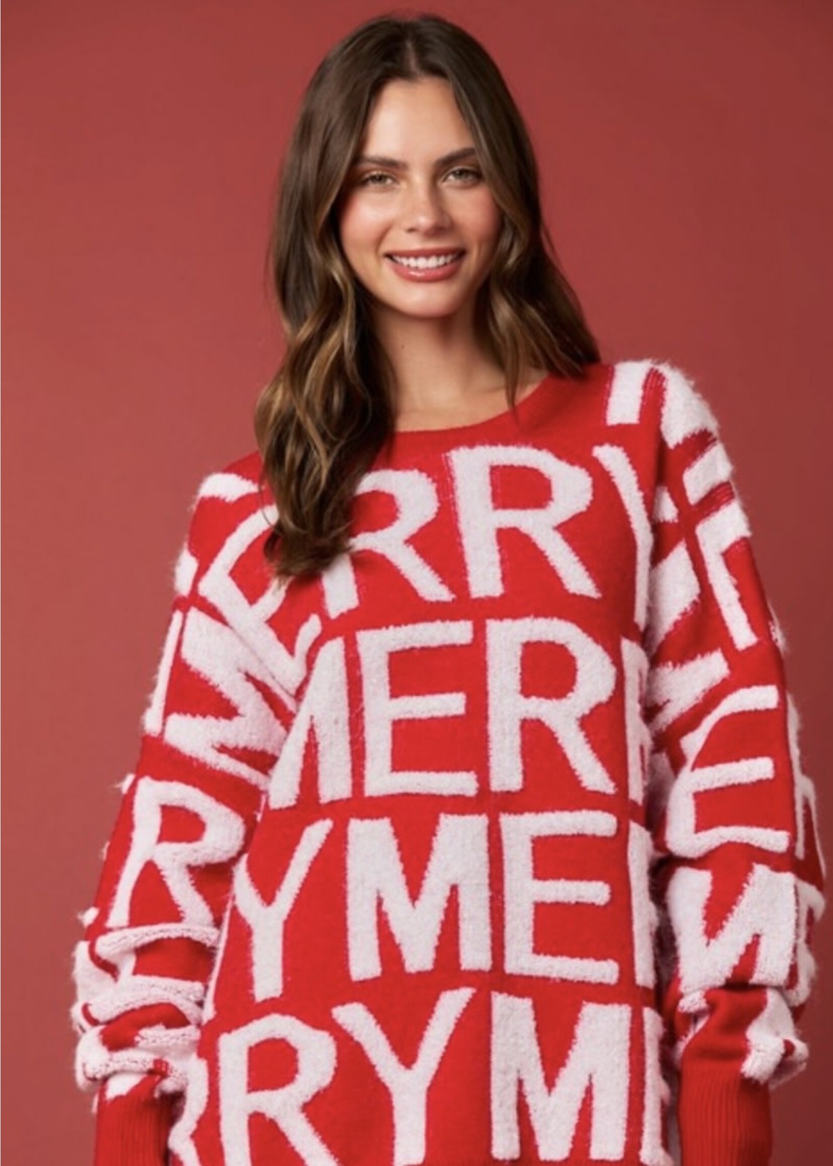 Be Merry Oversized Sweater