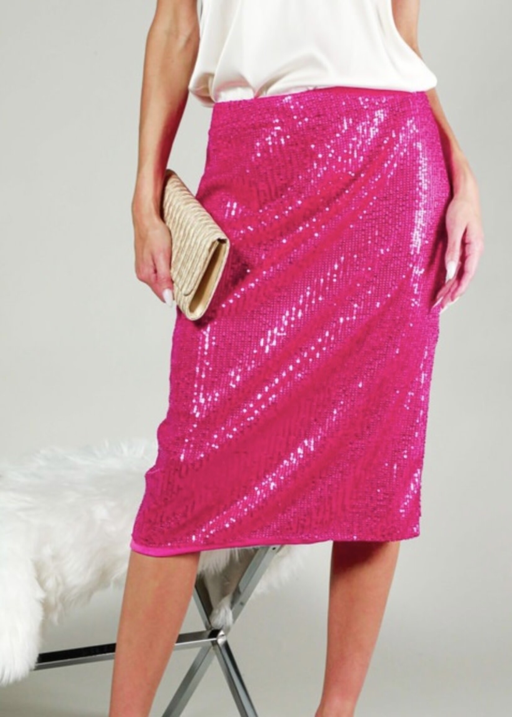 Starlight Sequin Midi Skirt