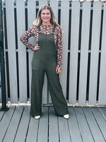 Jazlynn Ribbed Overalls