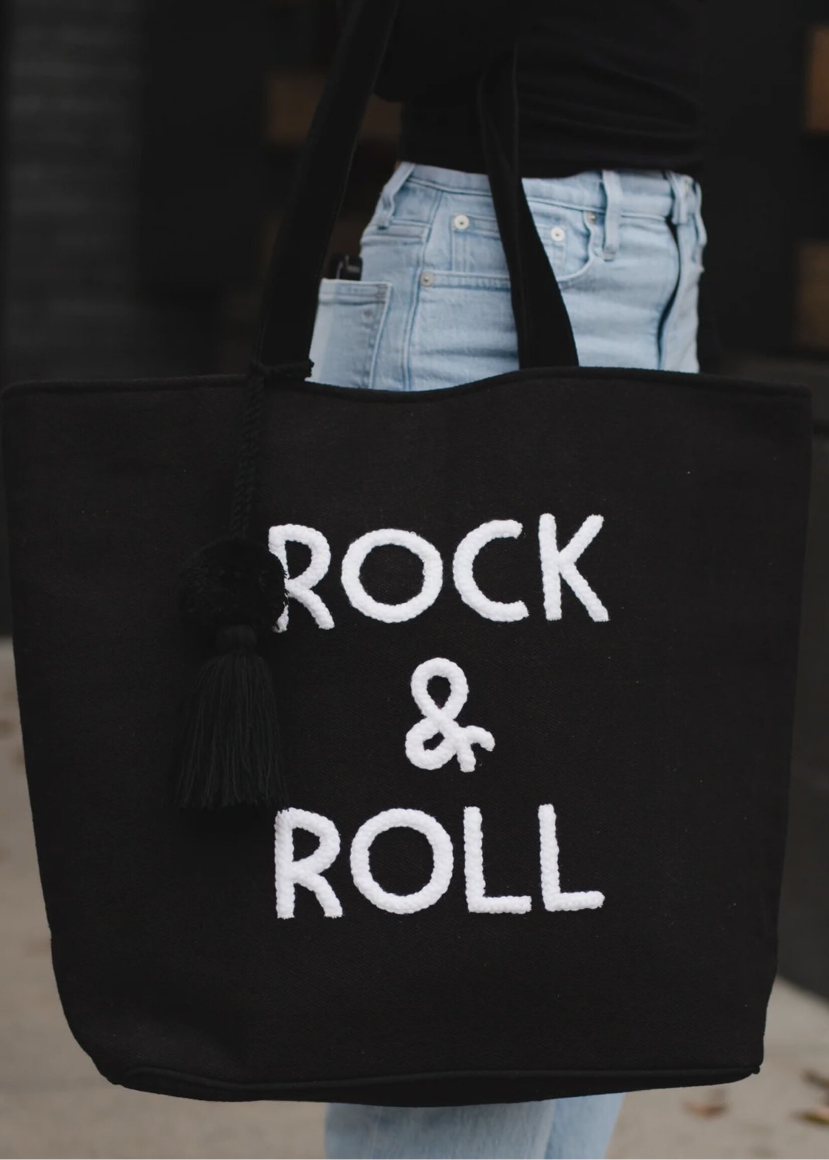 Rock & Roll Woven Tote