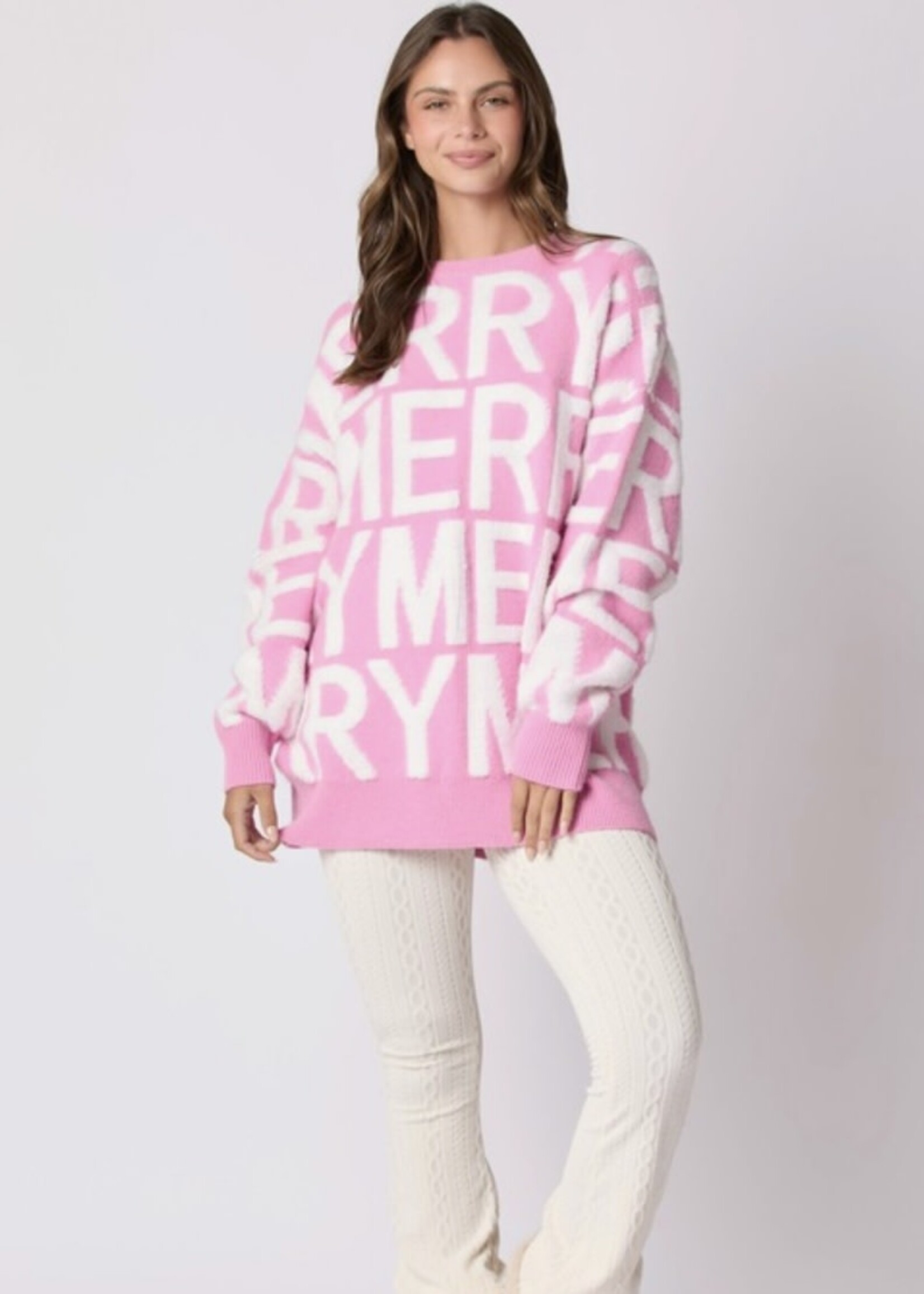 Be Merry Oversized Sweater