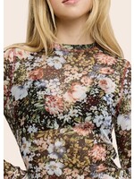 Oley Floral Sheer Top