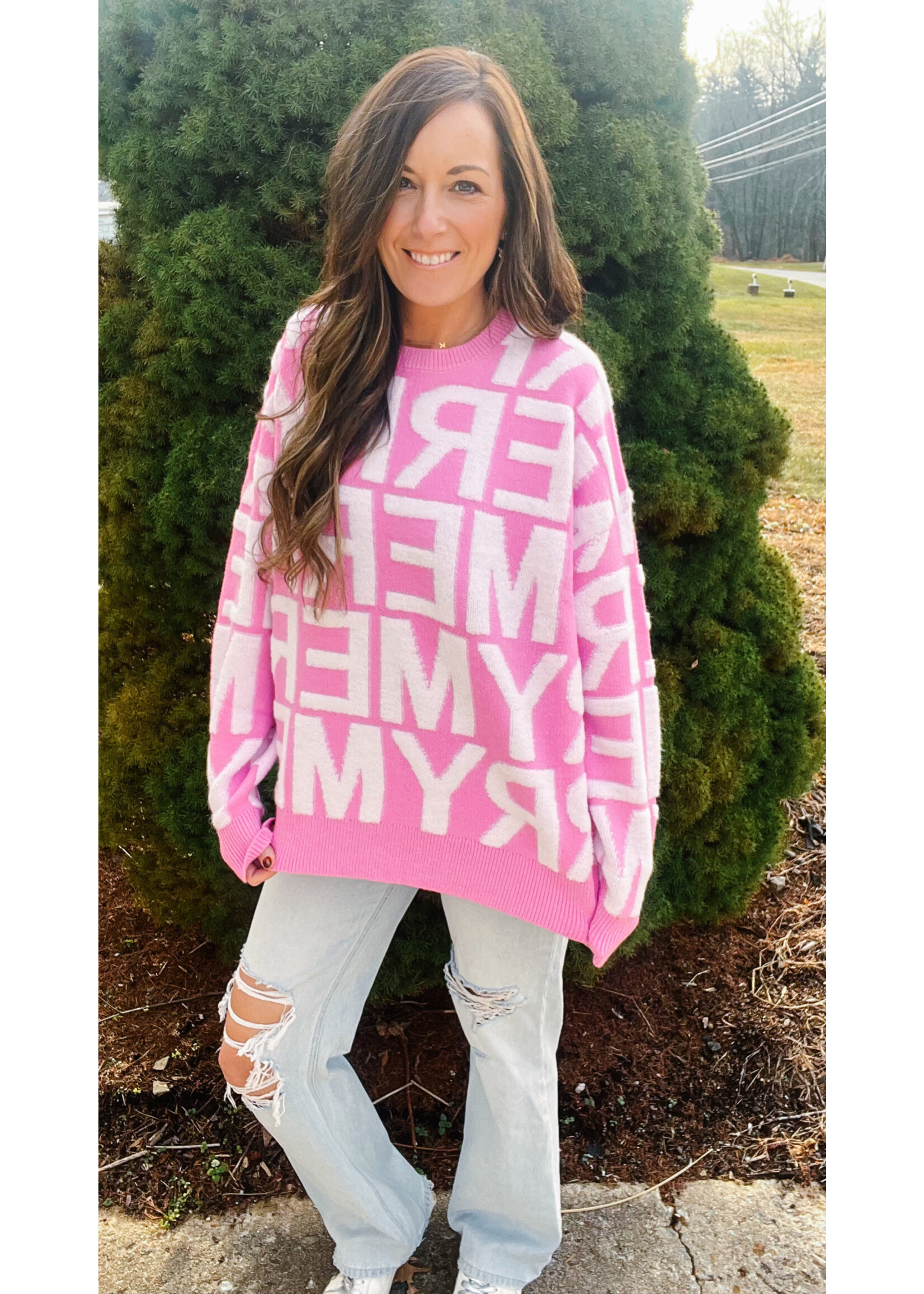 Be Merry Oversized Sweater