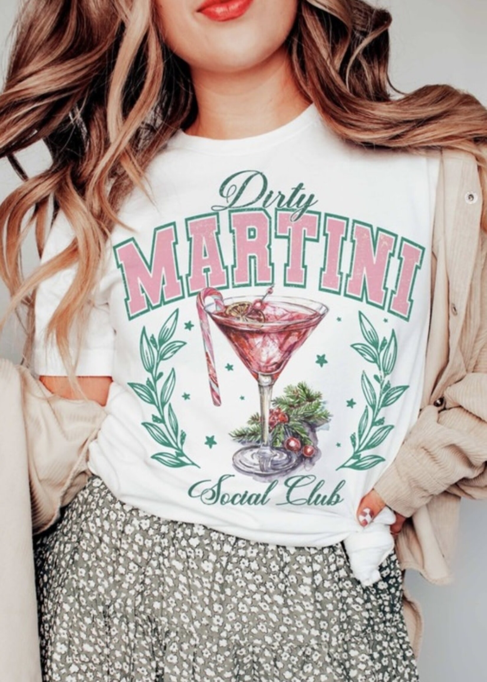 Holiday Dirty Martini Graphic Tee