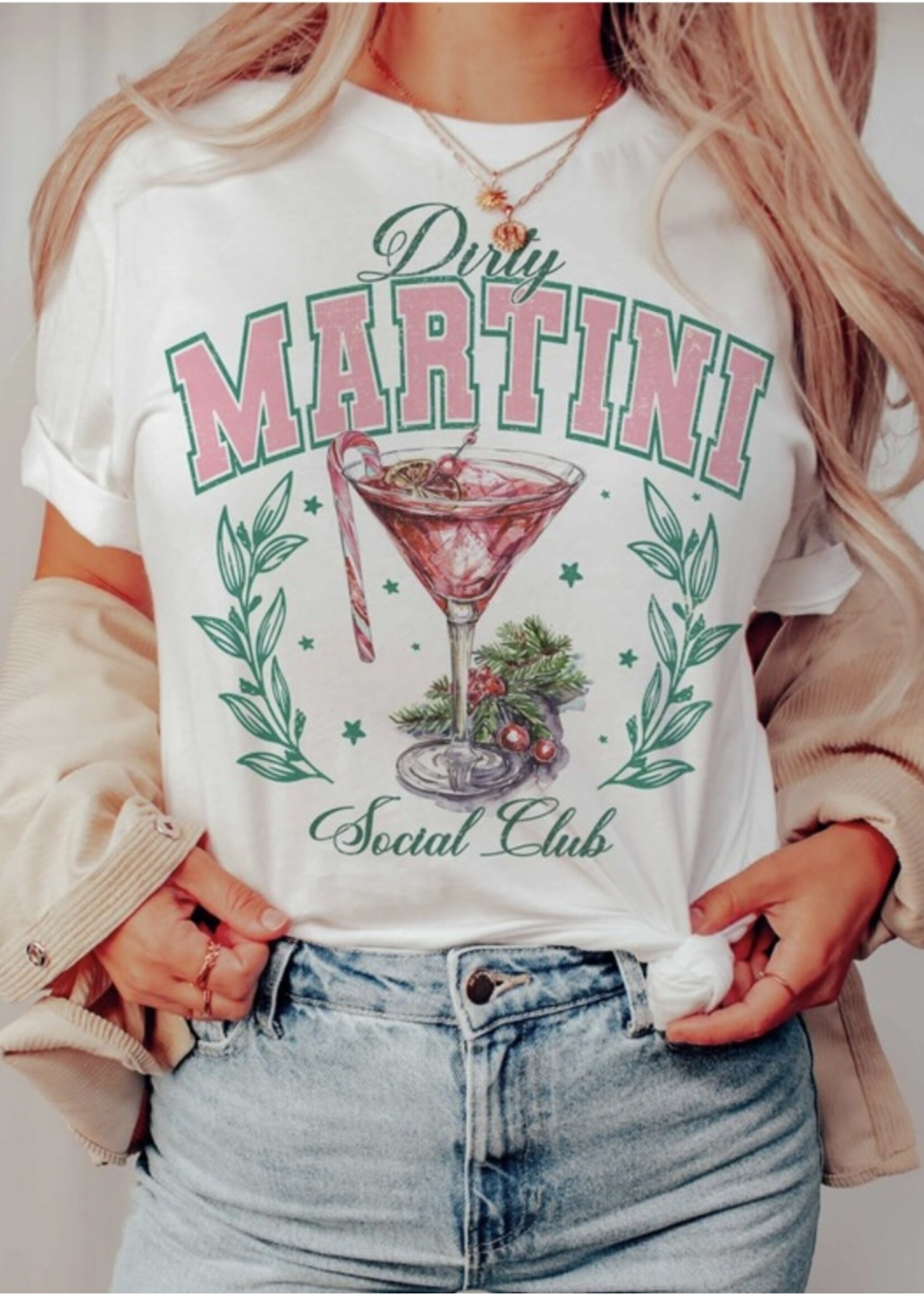 Holiday Dirty Martini Graphic Tee
