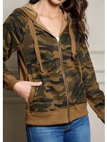 In The Woods Camo Zip Up Hoodie