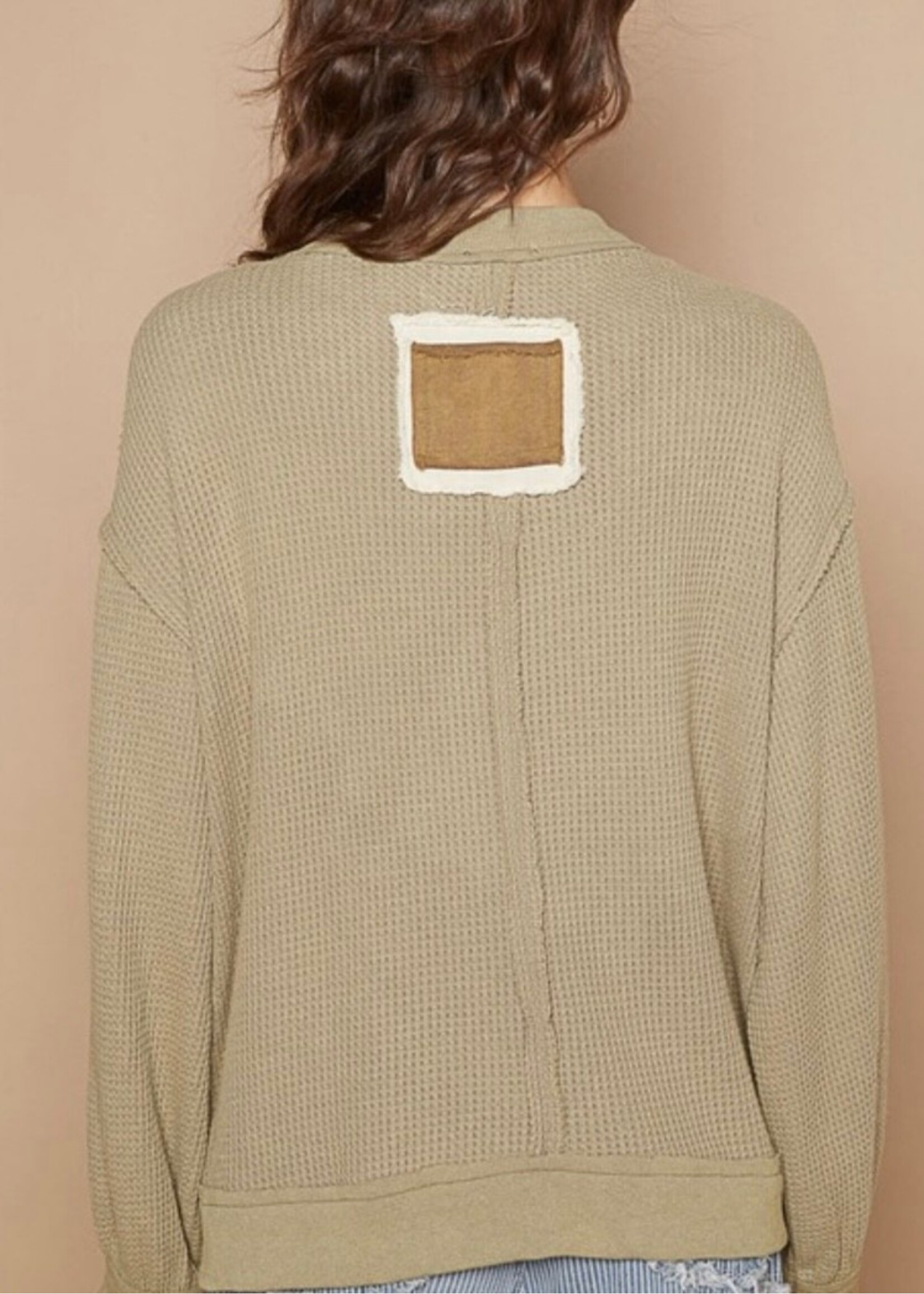 Peace Patch Thermal Top with studs