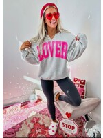 Lover Splitneck Crewneck Sweatshirt