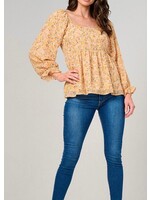 Mckinley Floral Peplum Top